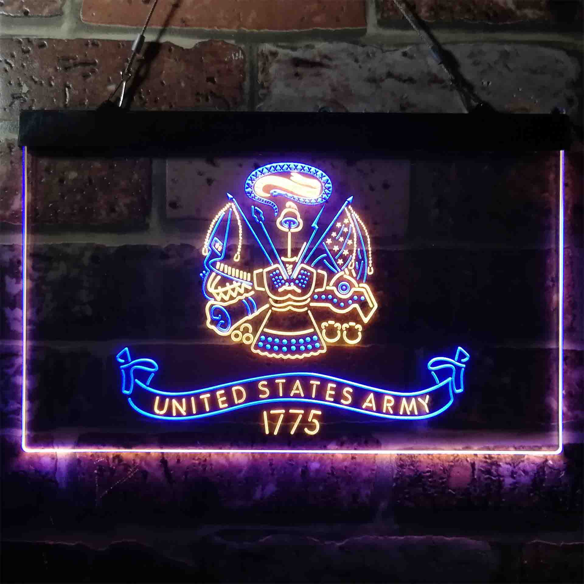 US Army 1775 Badge Military Neon-Like LED Sign - Image 6