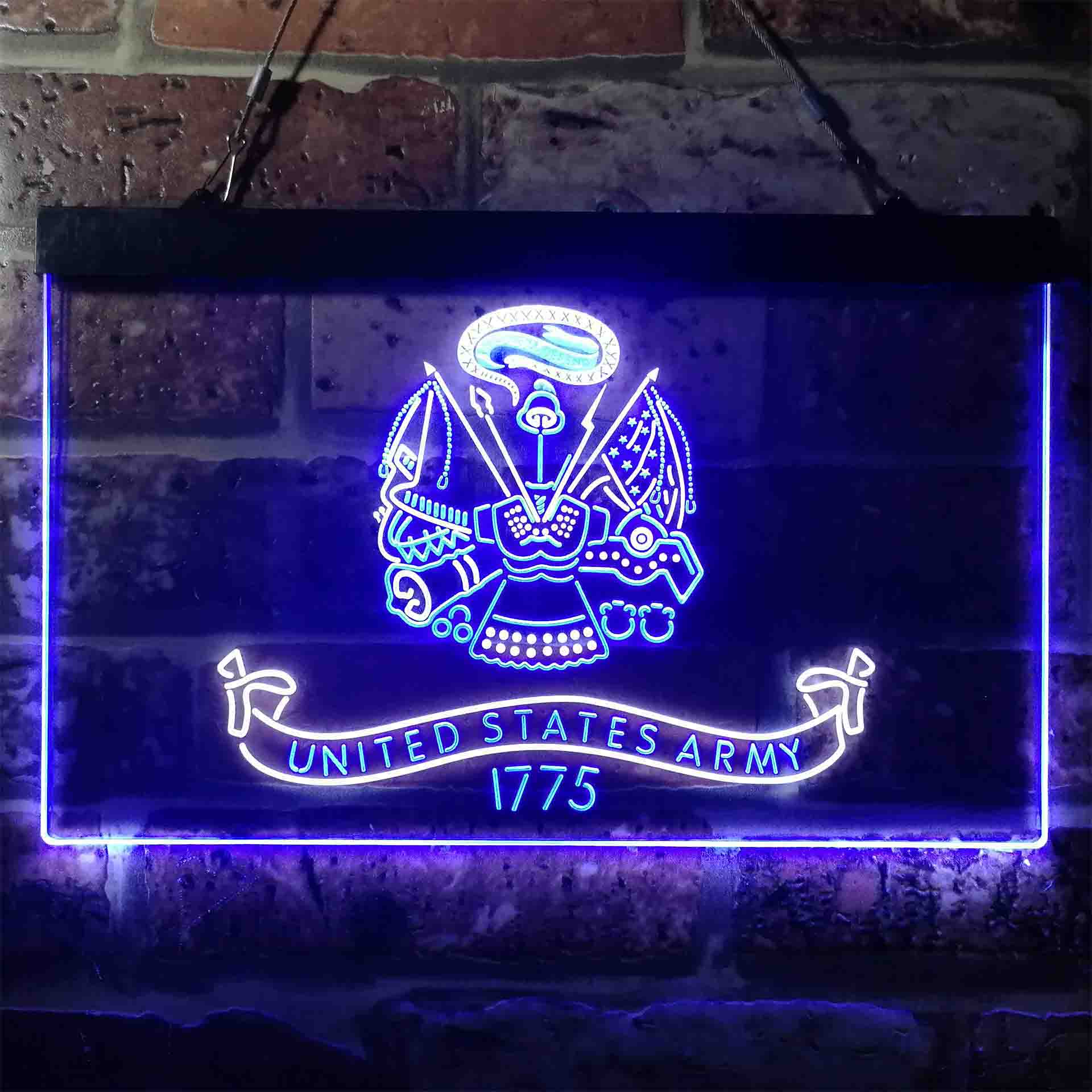 US Army 1775 Badge Military Neon-Like LED Sign - Image 7