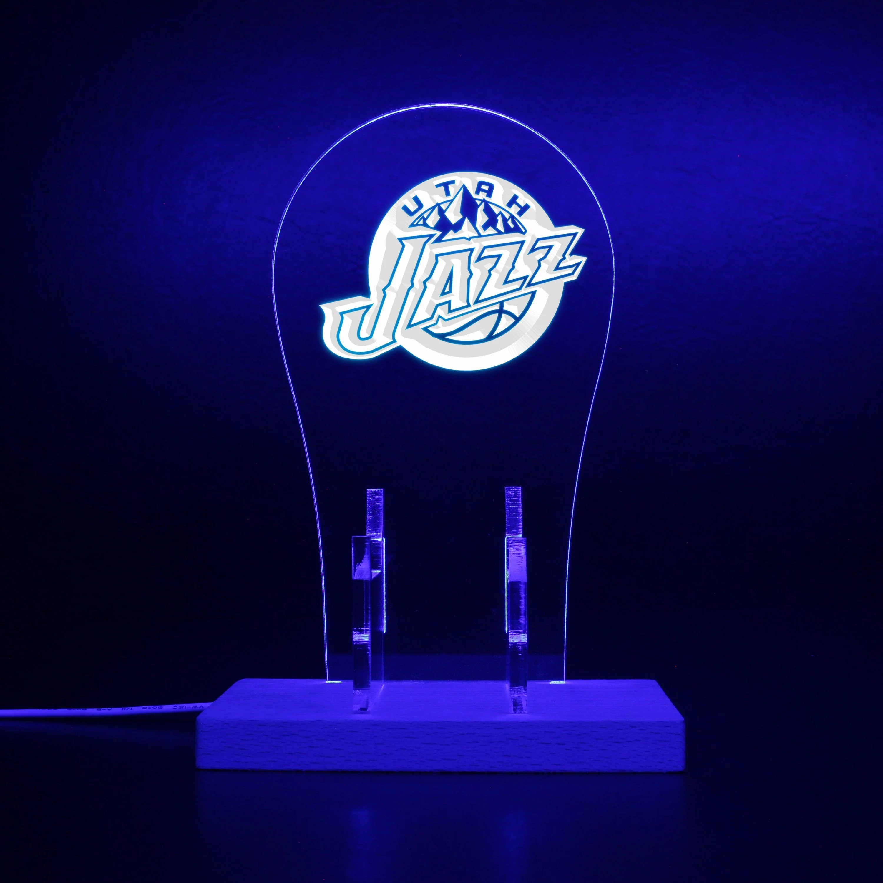 Utah Jazz LED Gaming Headset Controller Stand - Image 5