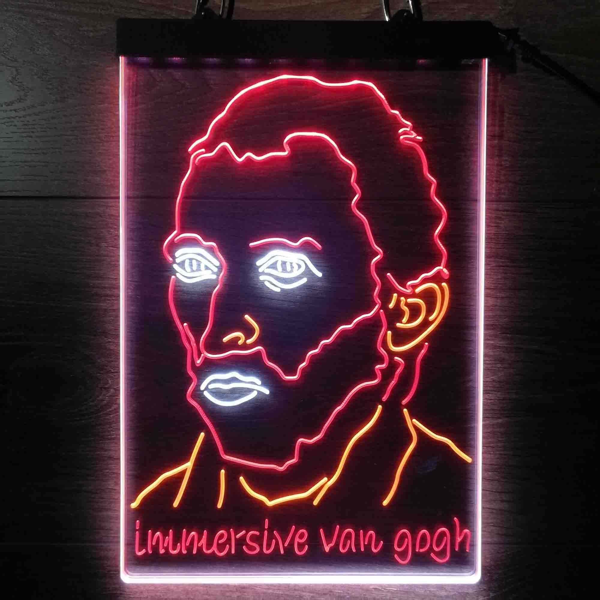 Van Gogh Self Portrait Neon LED Sign 3 Colors - Image 10