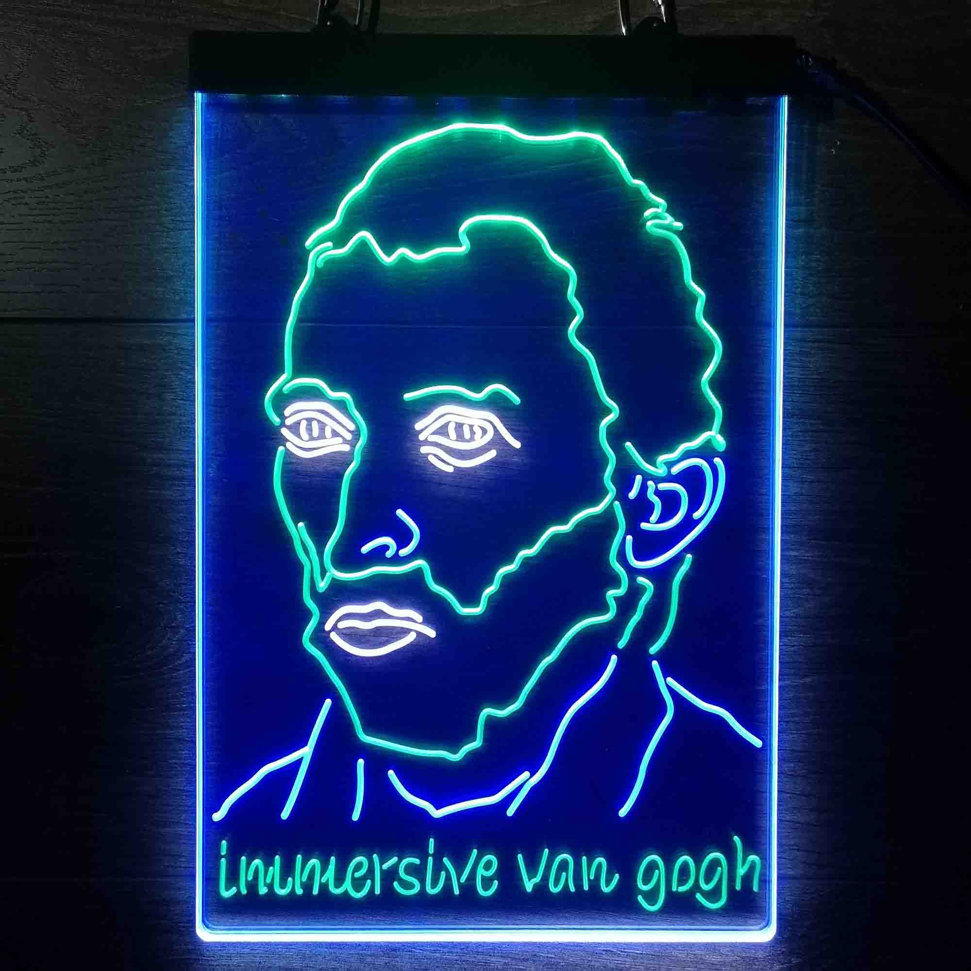 Van Gogh Self Portrait Neon LED Sign 3 Colors - Image 5