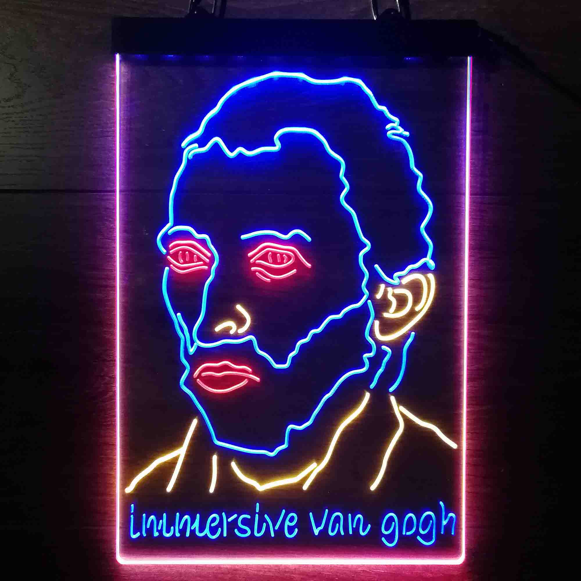Van Gogh Self Portrait Neon LED Sign 3 Colors - Image 8