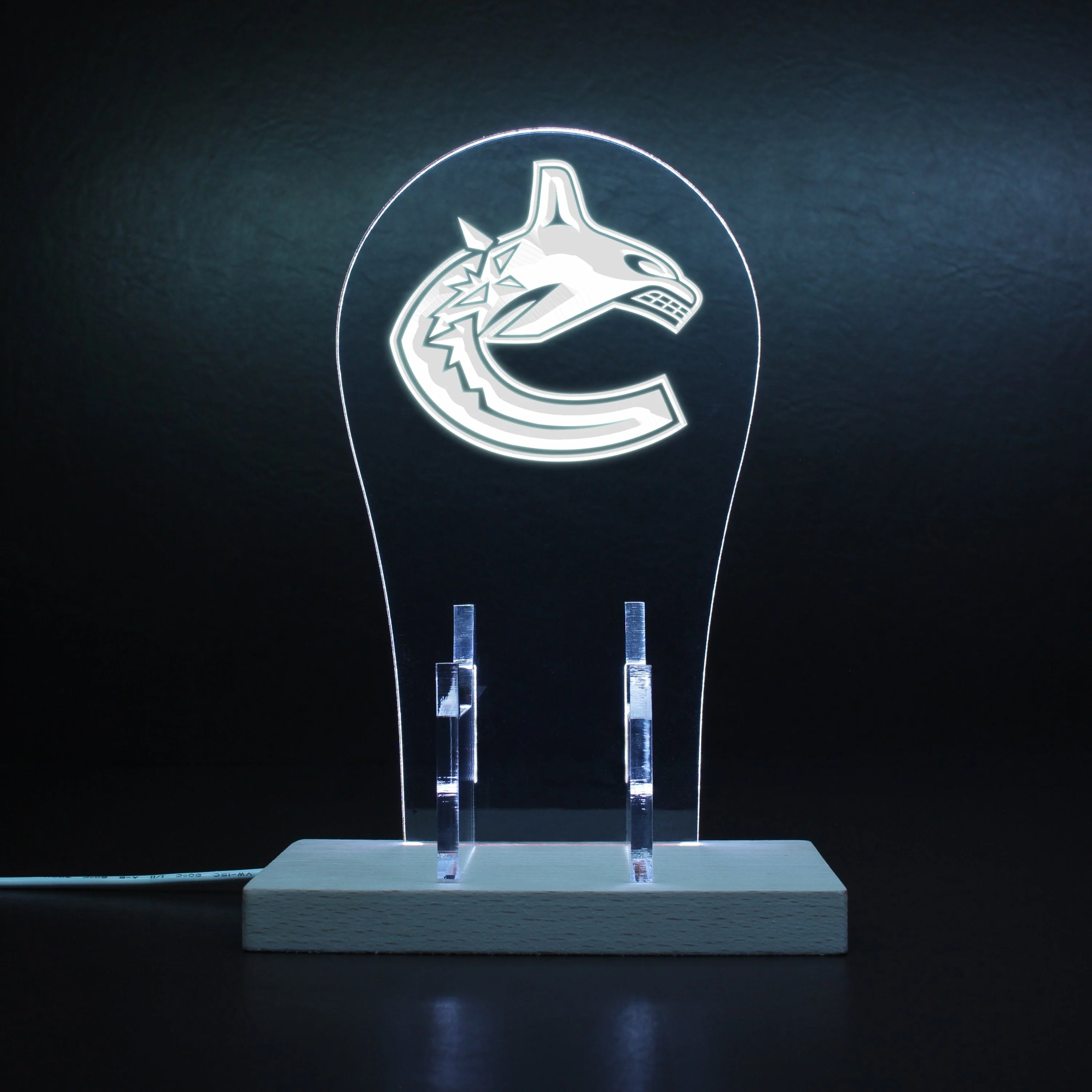 Vancouver Canucks LED Gaming Headset Controller Stand - Image 7