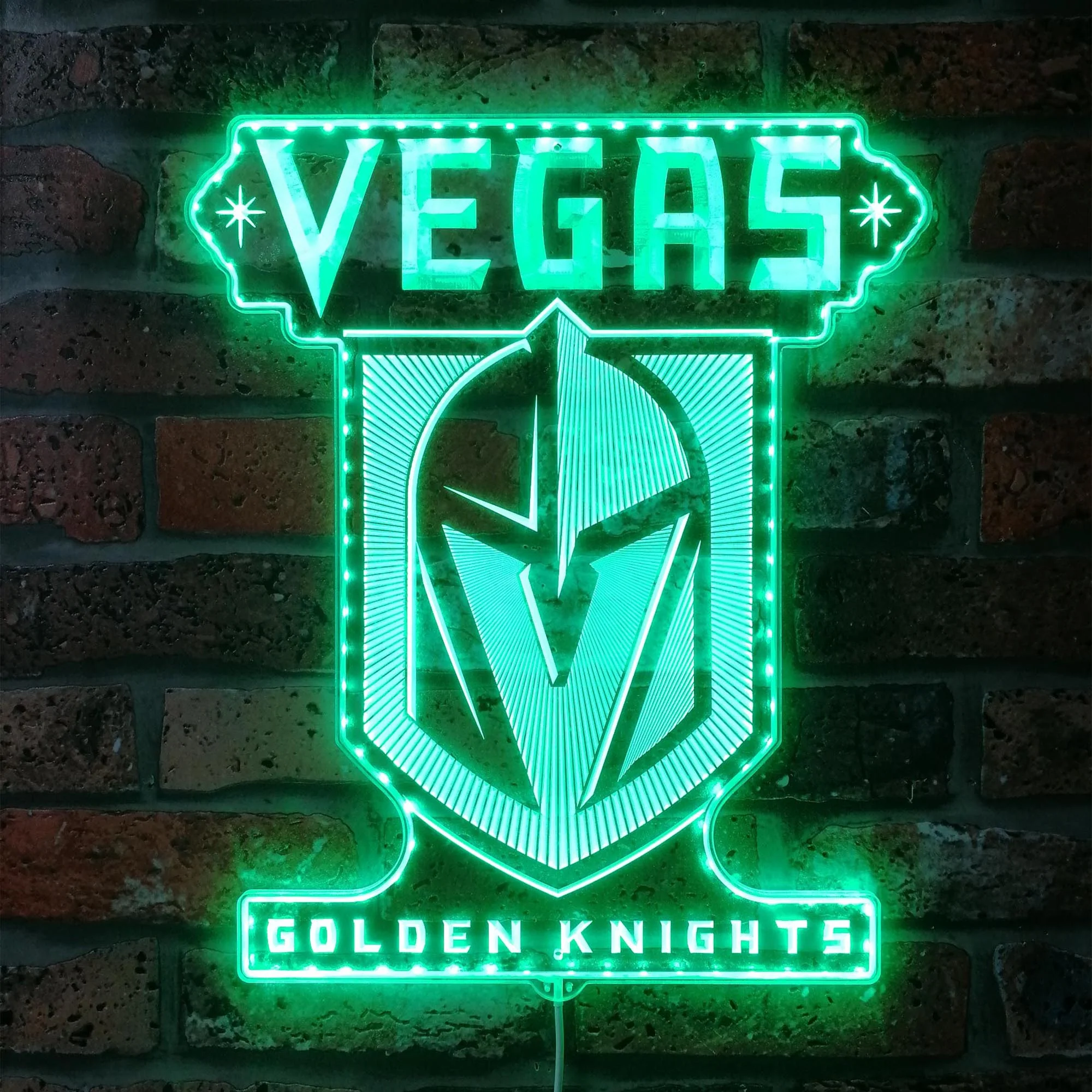 Vegas Golden Knights Neon LED Sign with Dynamic RGB Colors - Image 6