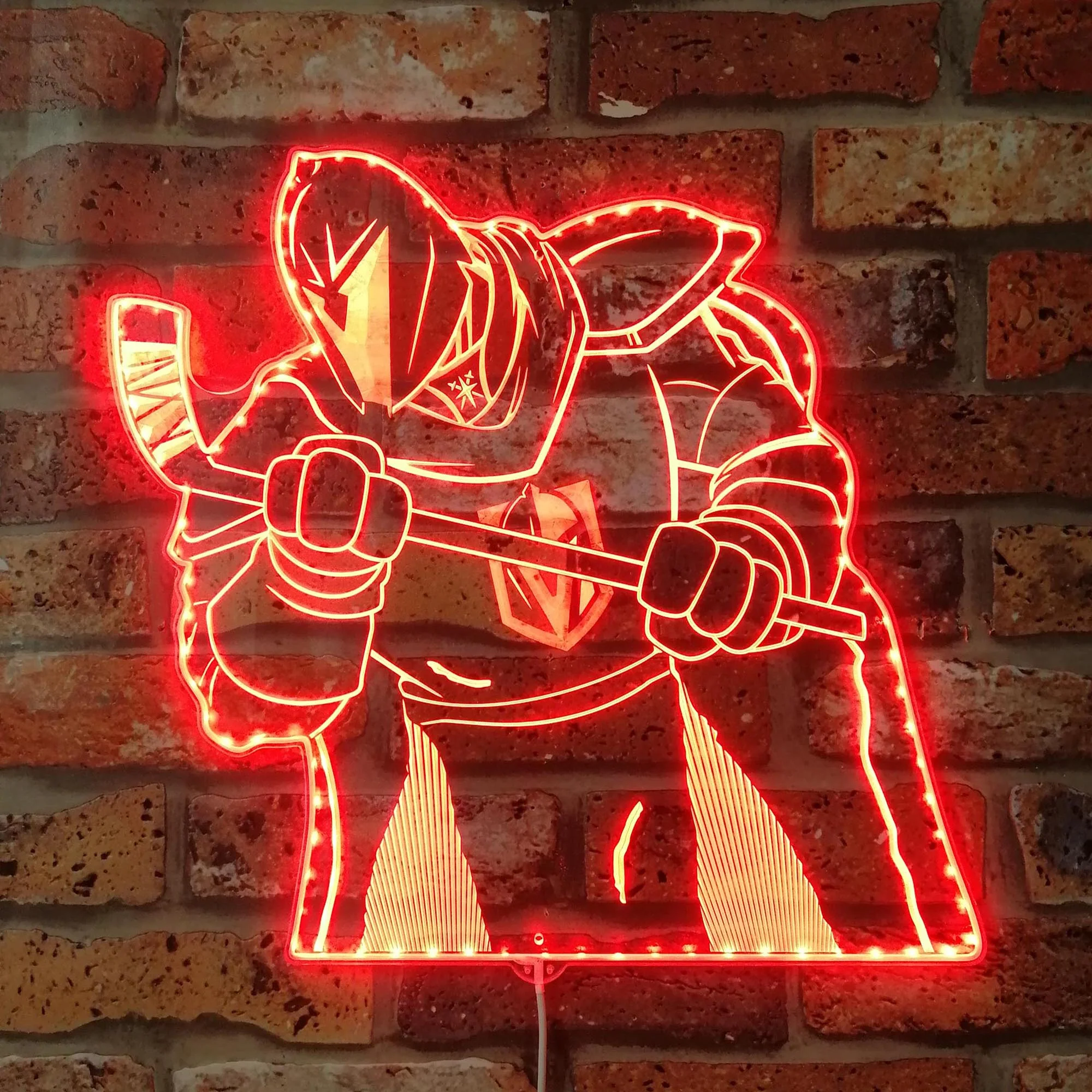 Vegas Golden Knights NHL Neon LED Sign with Dynamic RGB Colors - Image 3