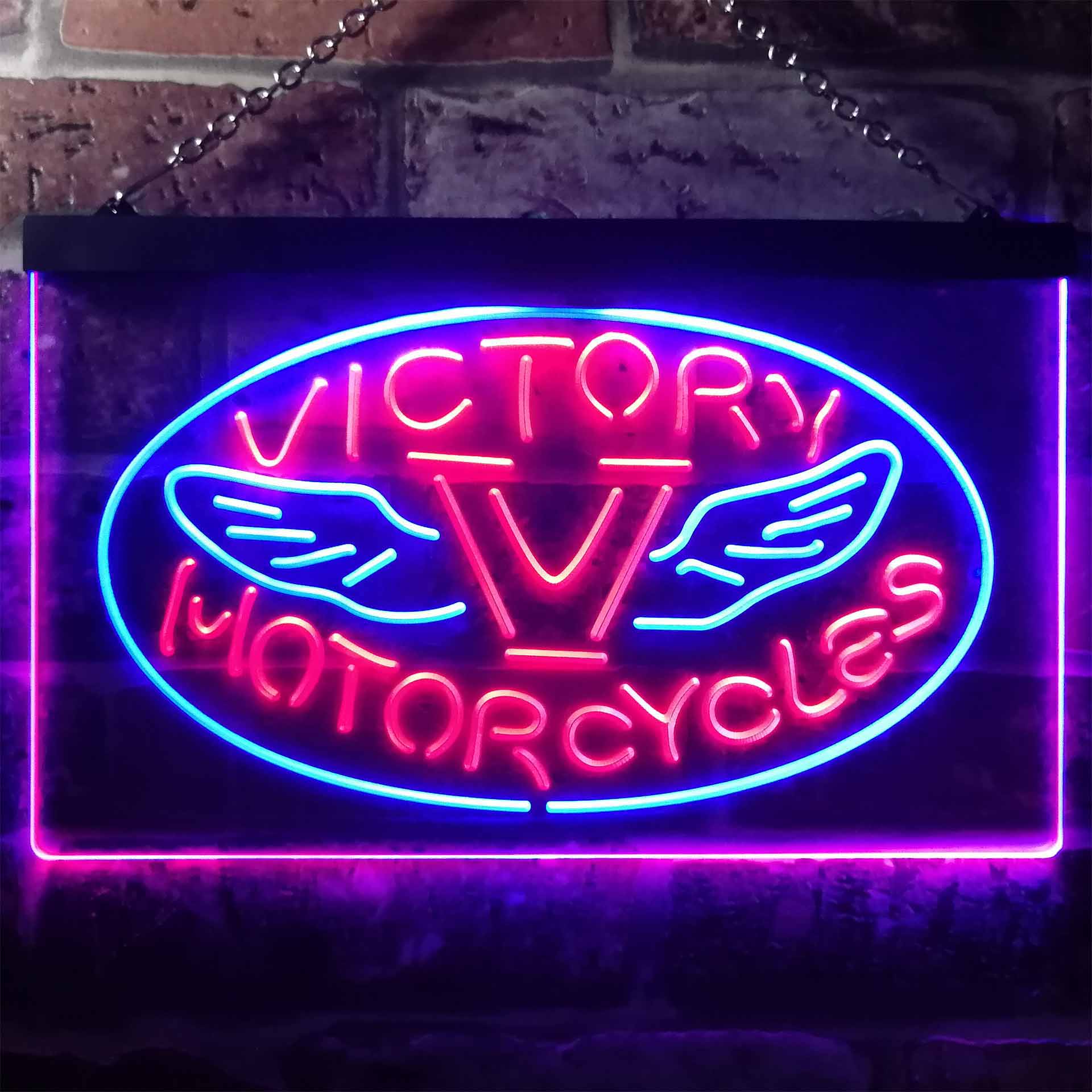 Victory Motorcycles Club LED Neon Sign - Image 8