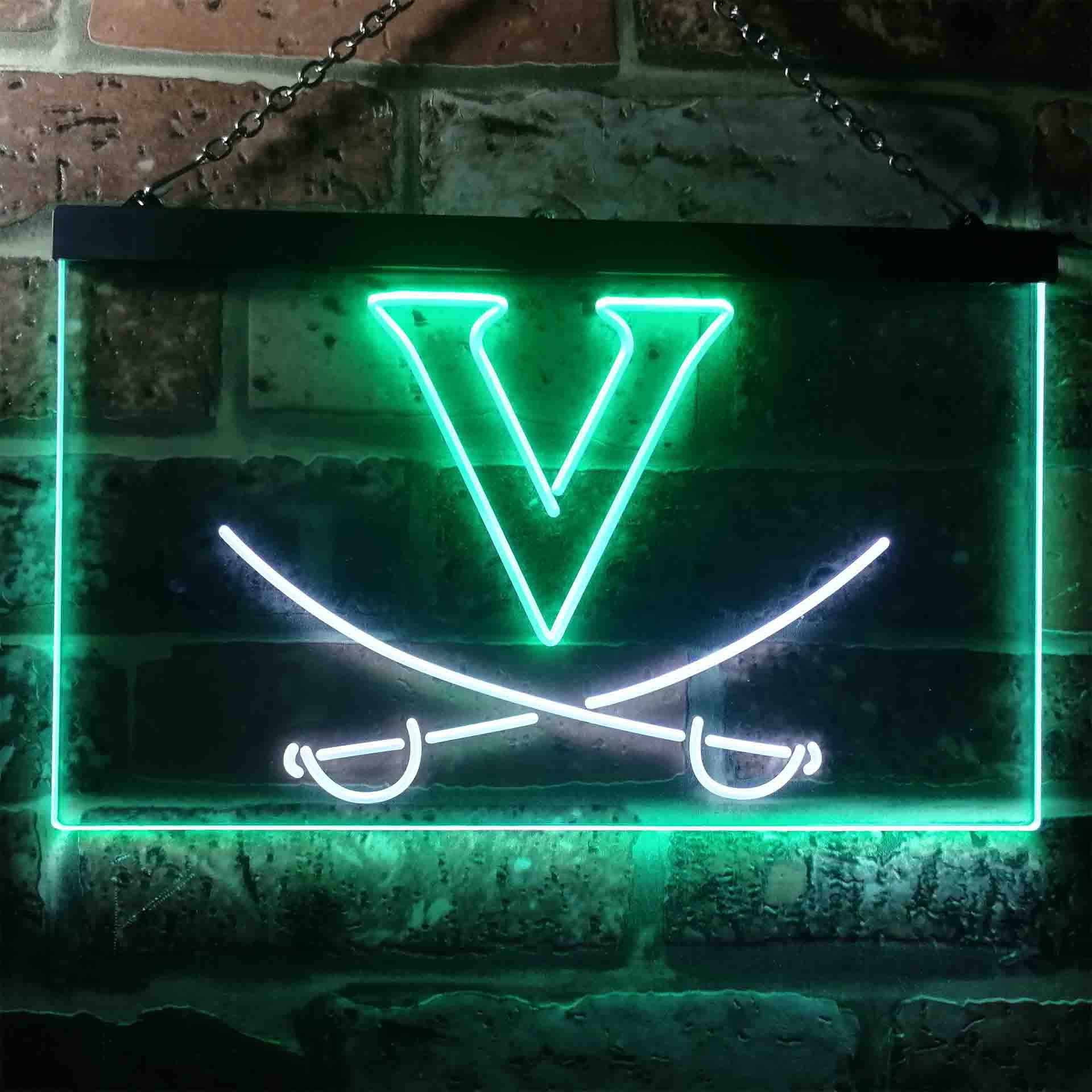 University of Virginia Men's Lacrosse Neon-Like LED Sign - Image 8