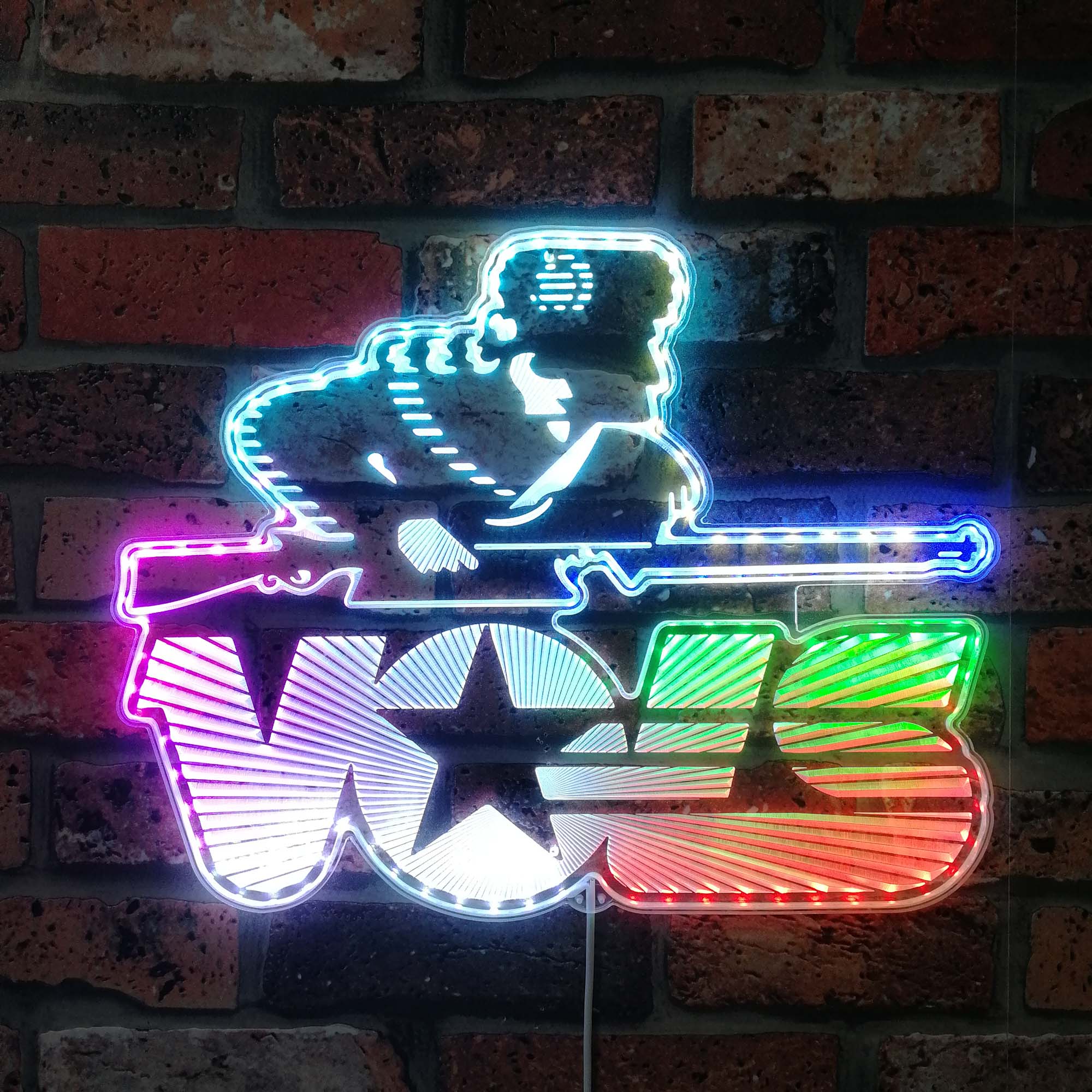 Vols Neon LED Sign with Dynamic RGB Colors