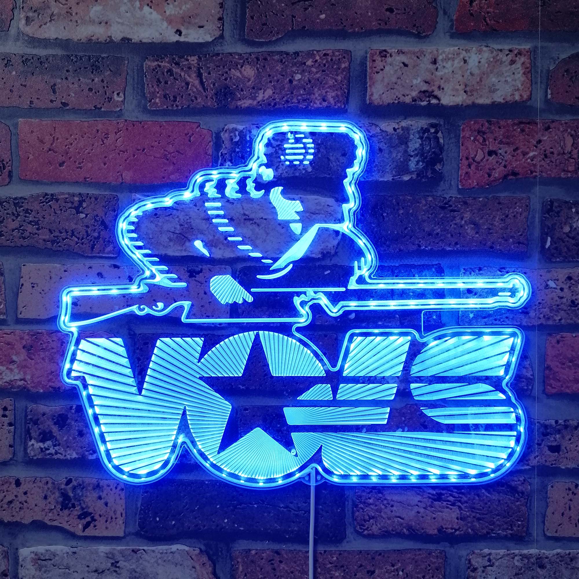 Vols Neon LED Sign with Dynamic RGB Colors - Image 4