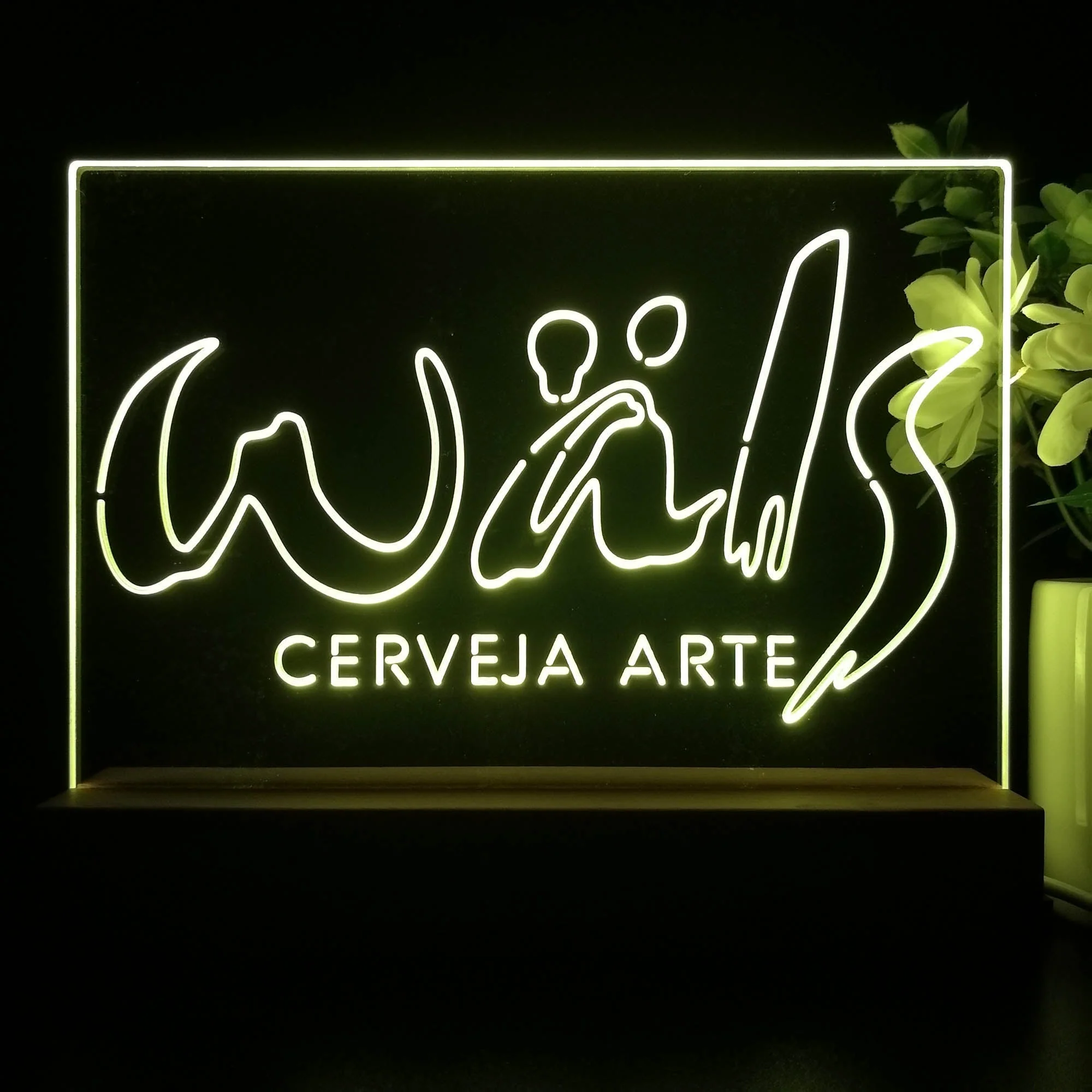 Wals CERVEJA ARTE Neon Sign Pub Bar Lamp - Image 4
