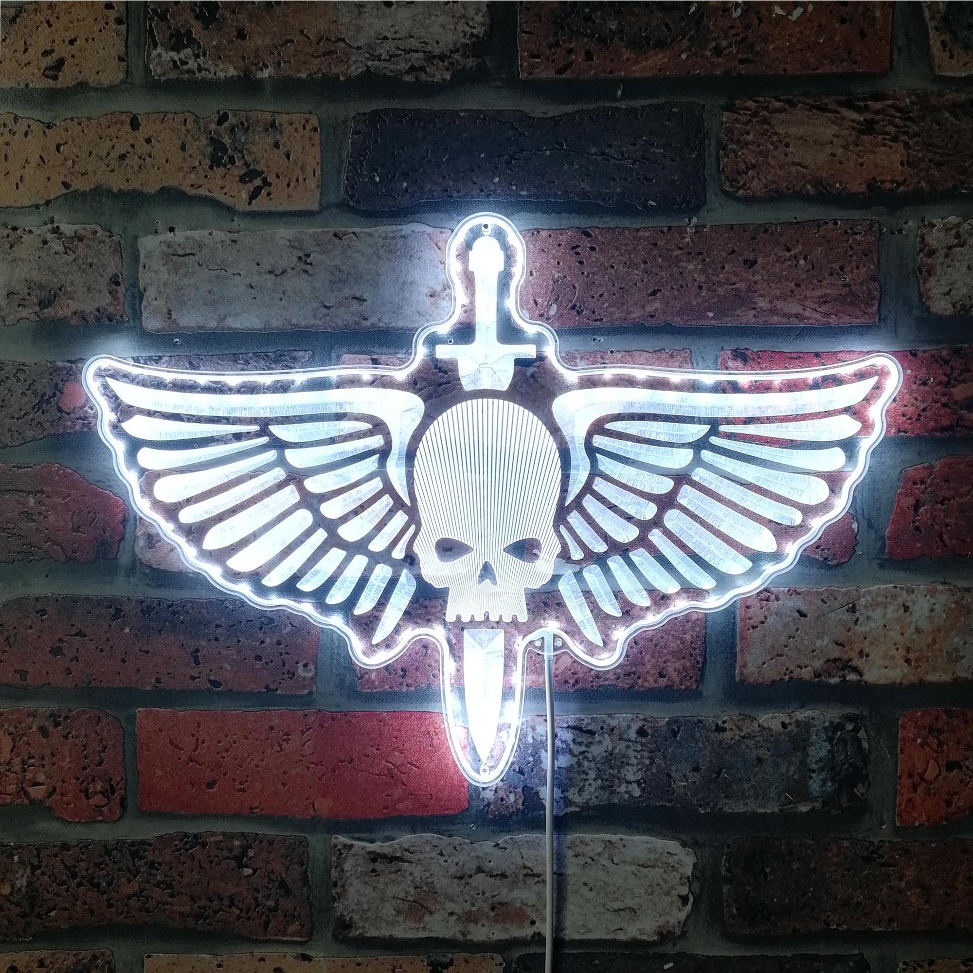 Space Marine Neon LED Sign with Dynamic RGB Colors - Image 5