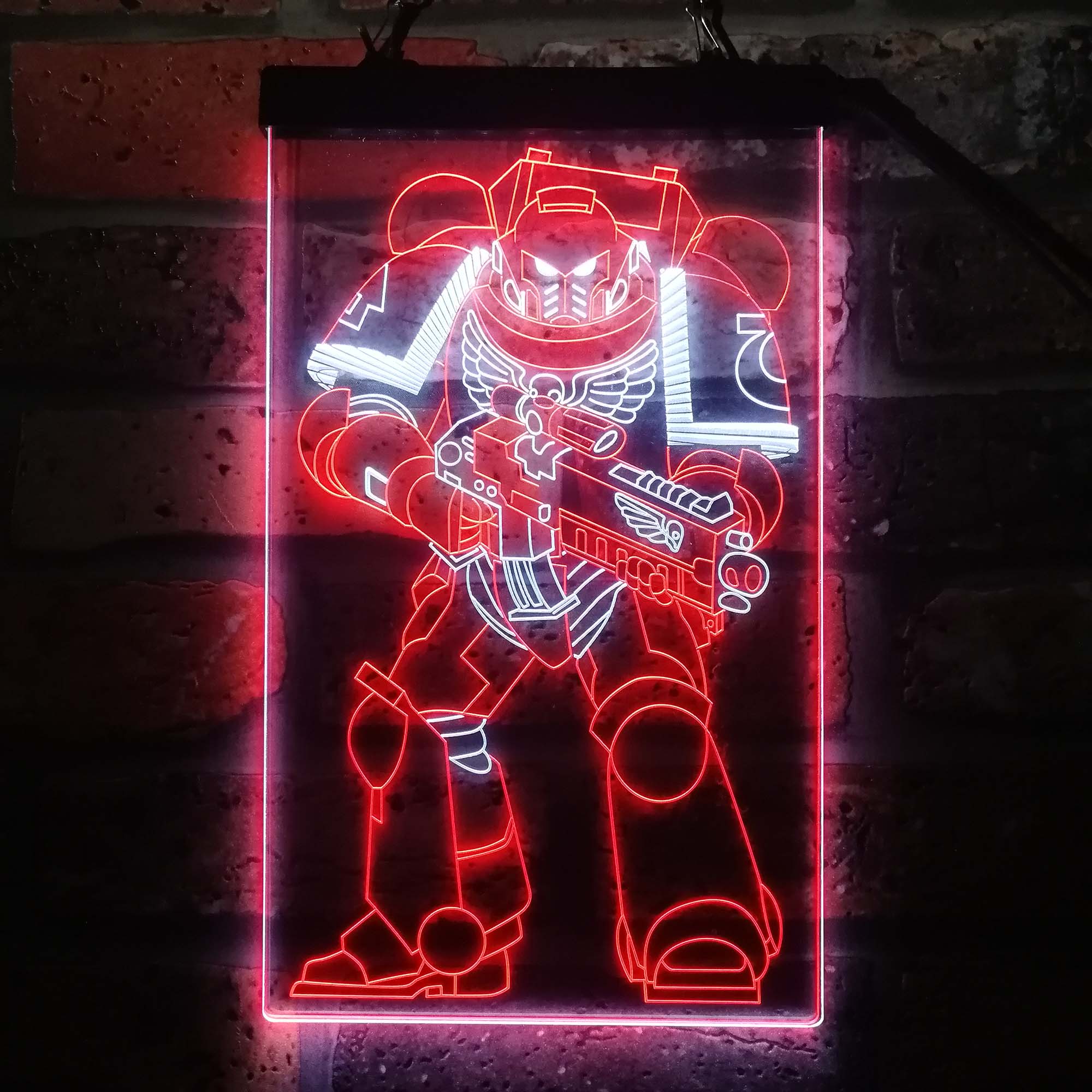 Space Marine Solider Neon LED Sign - Image 2