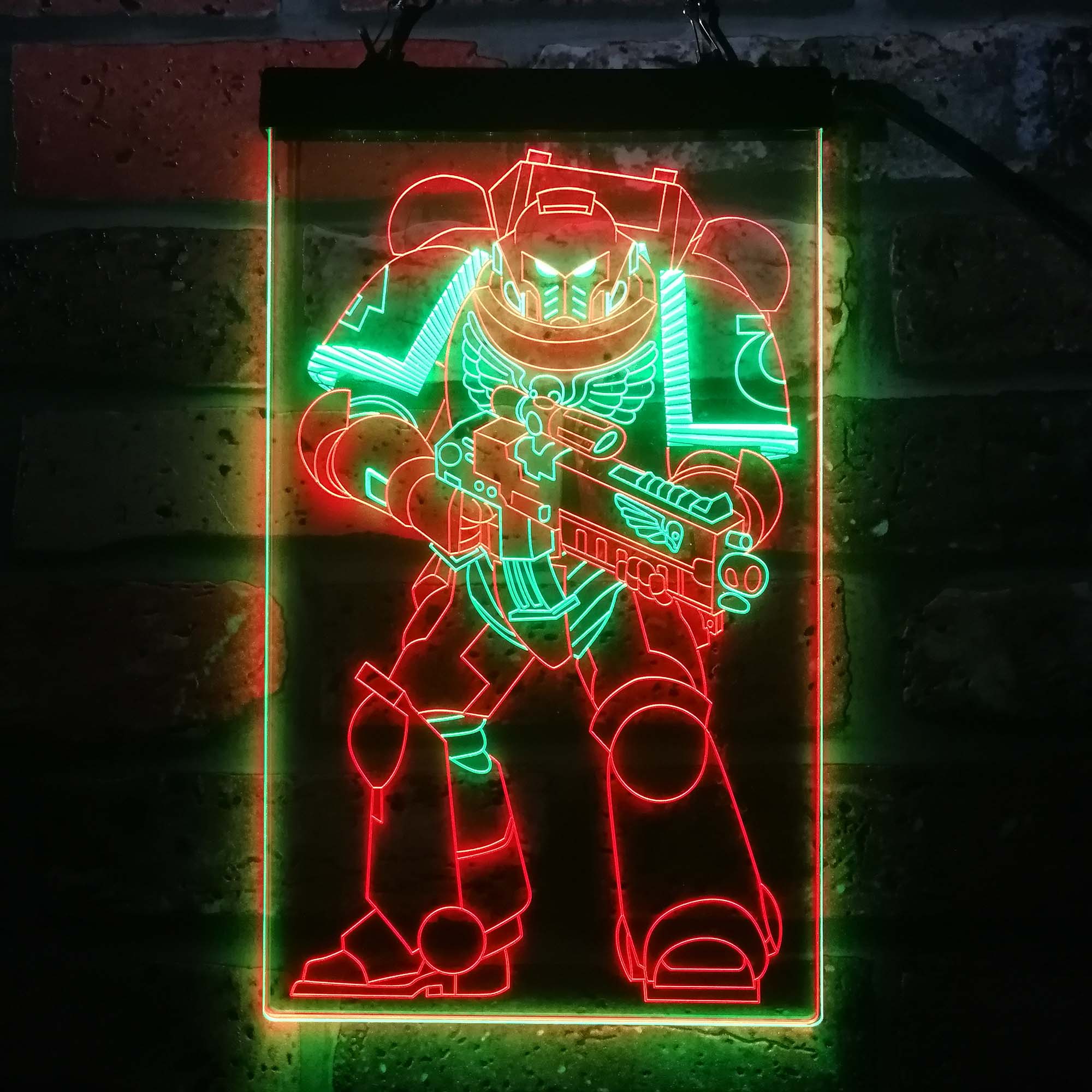 Space Marine Solider Neon LED Sign - Image 6