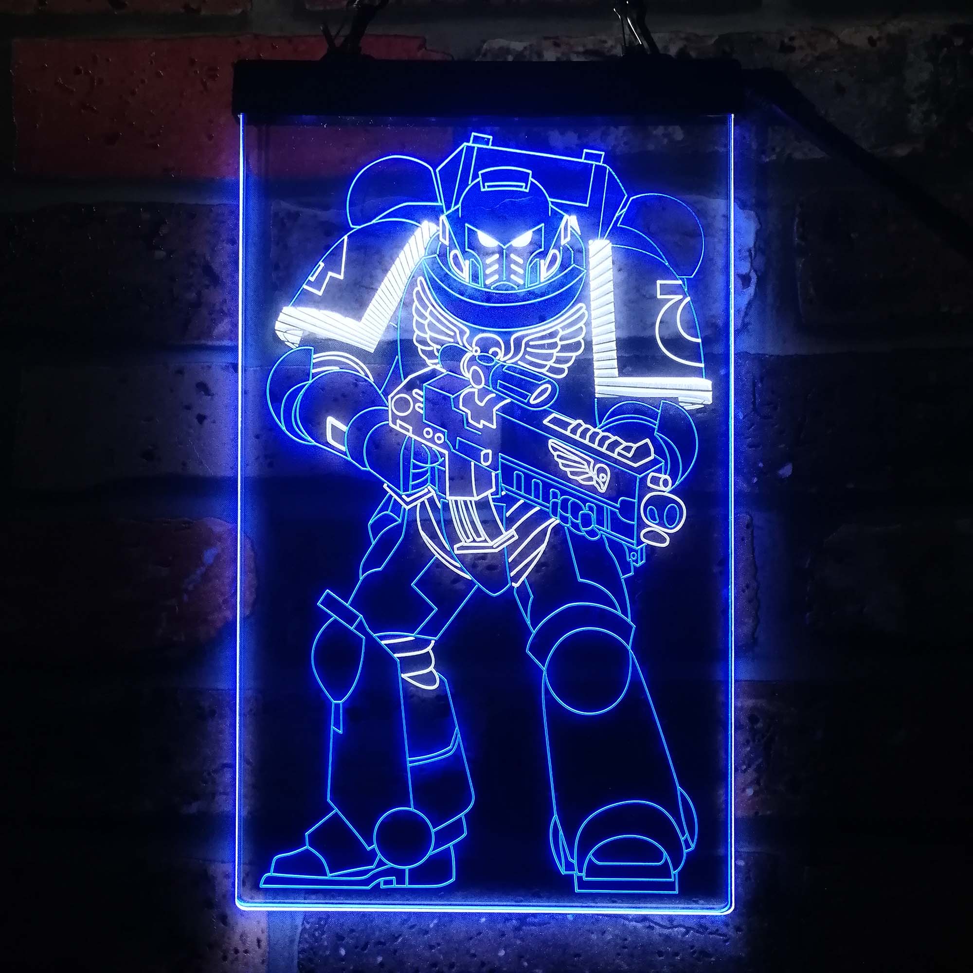 Space Marine Solider Neon LED Sign - Image 7