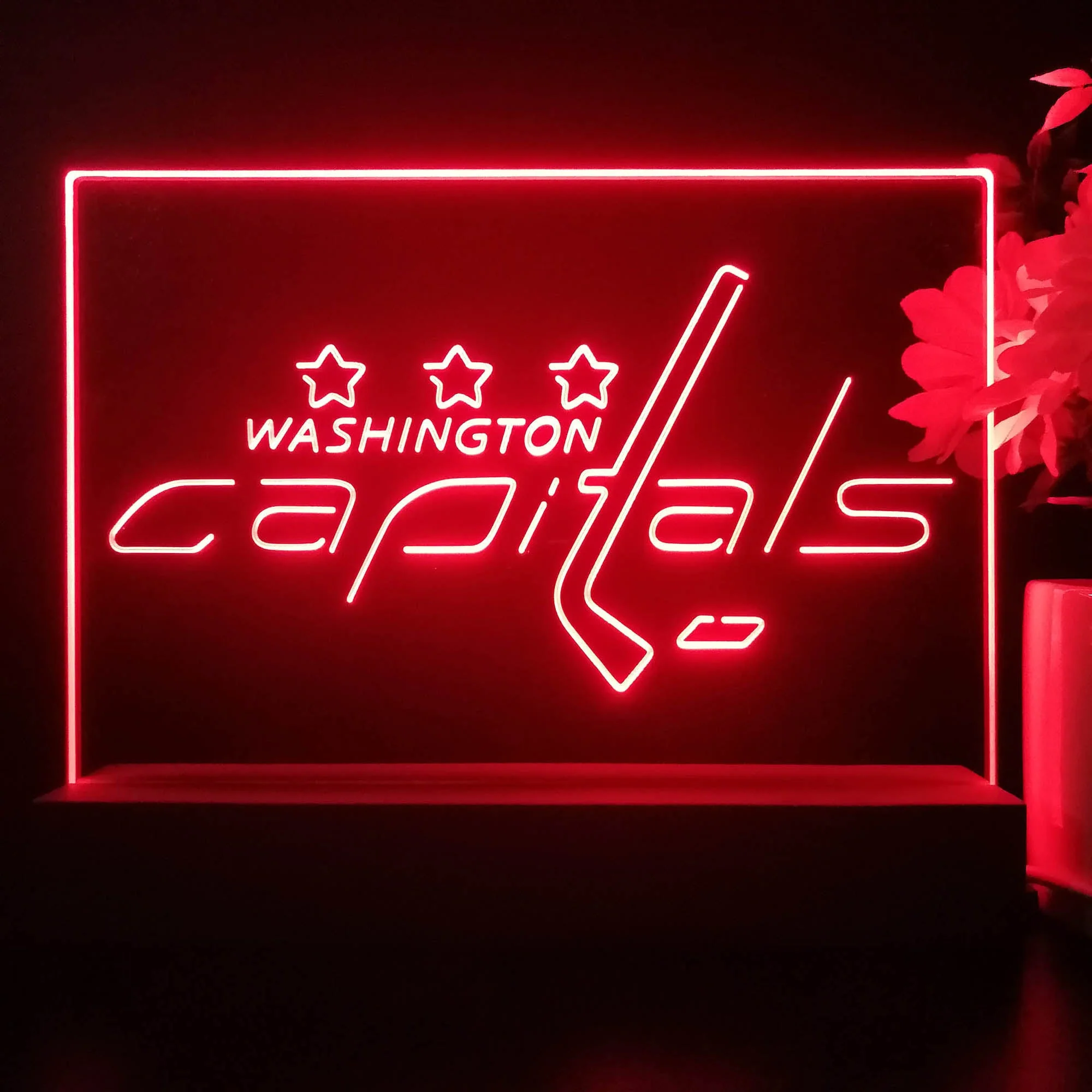 Washington Capitals Night Light Pub Bar Lamp - Image 4
