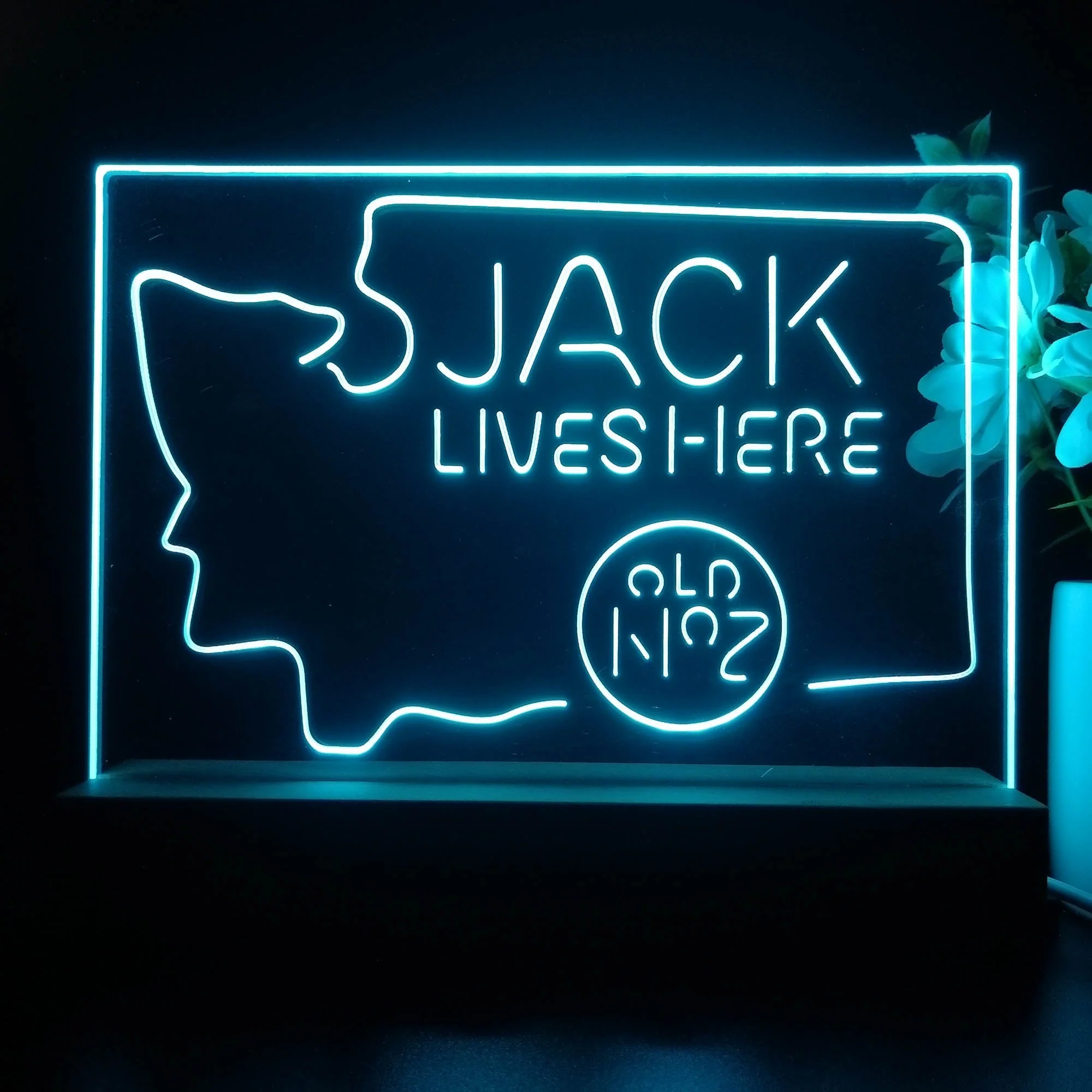 Washington Jack Daniels Neon Sign Pub Bar Lamp - Image 4