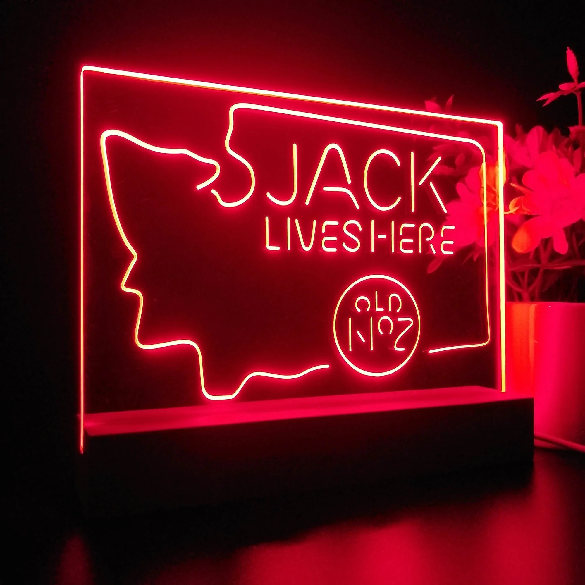 Washington Jack Daniels Neon Sign Pub Bar Lamp - Image 6