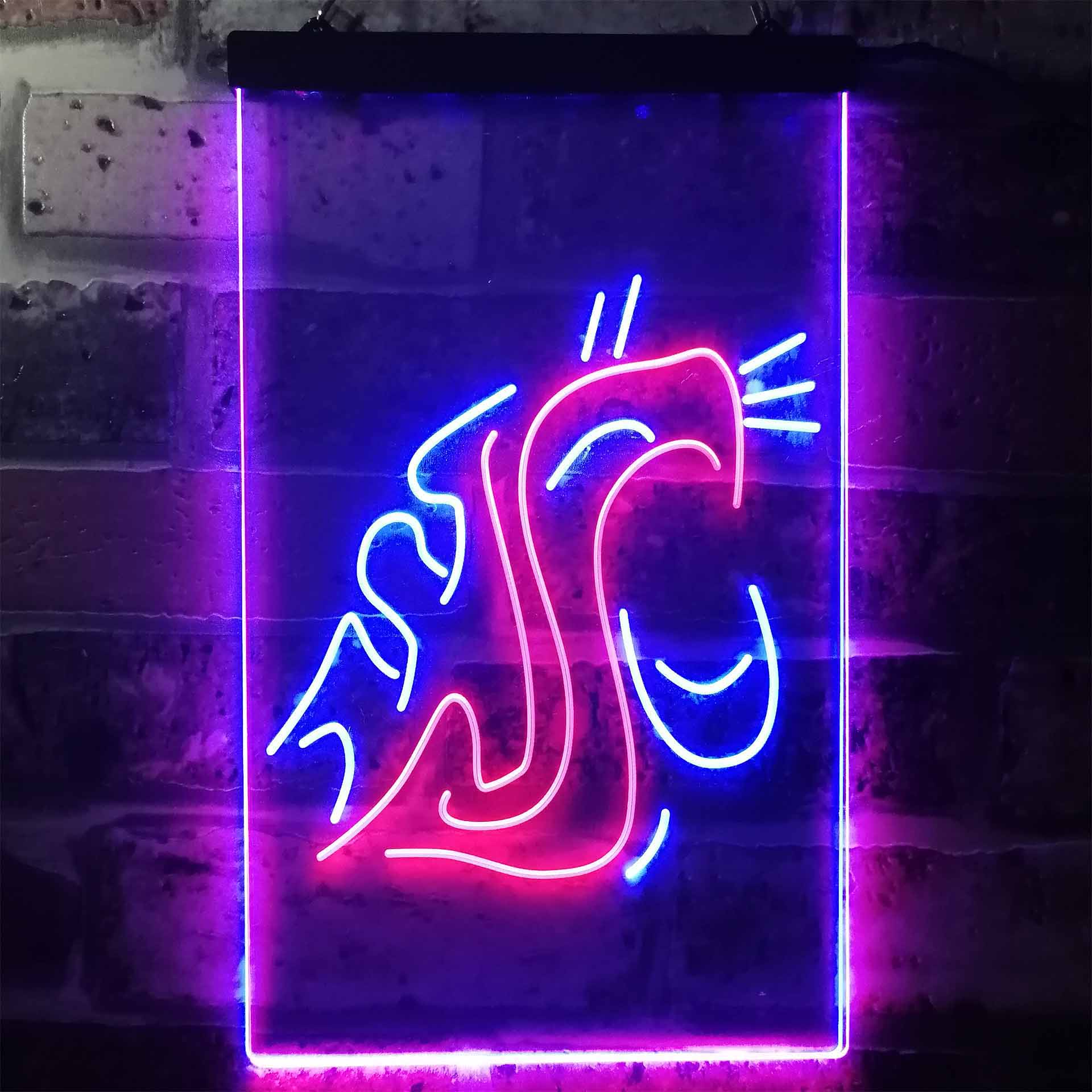 Washington State Cougars Neon-Like LED Sign - Image 13