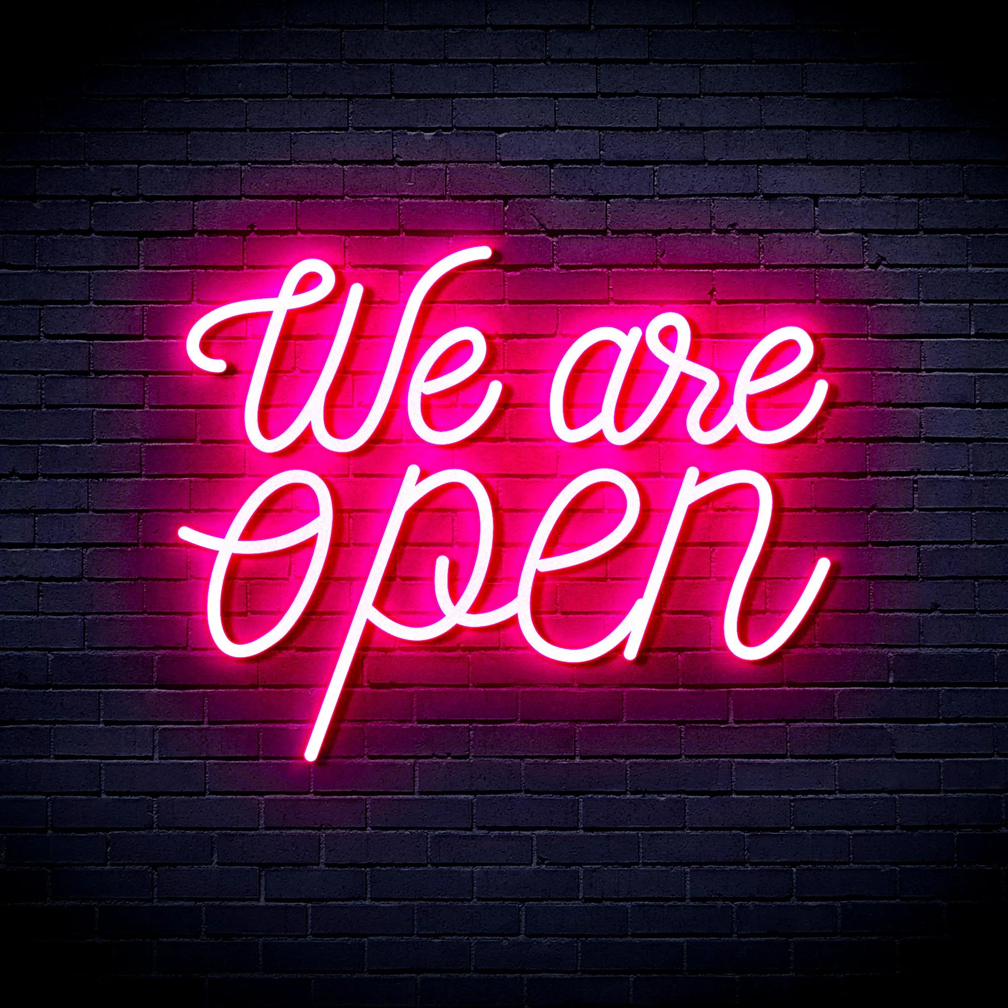 We Are Open Neon Flex LED Sign - Image 17