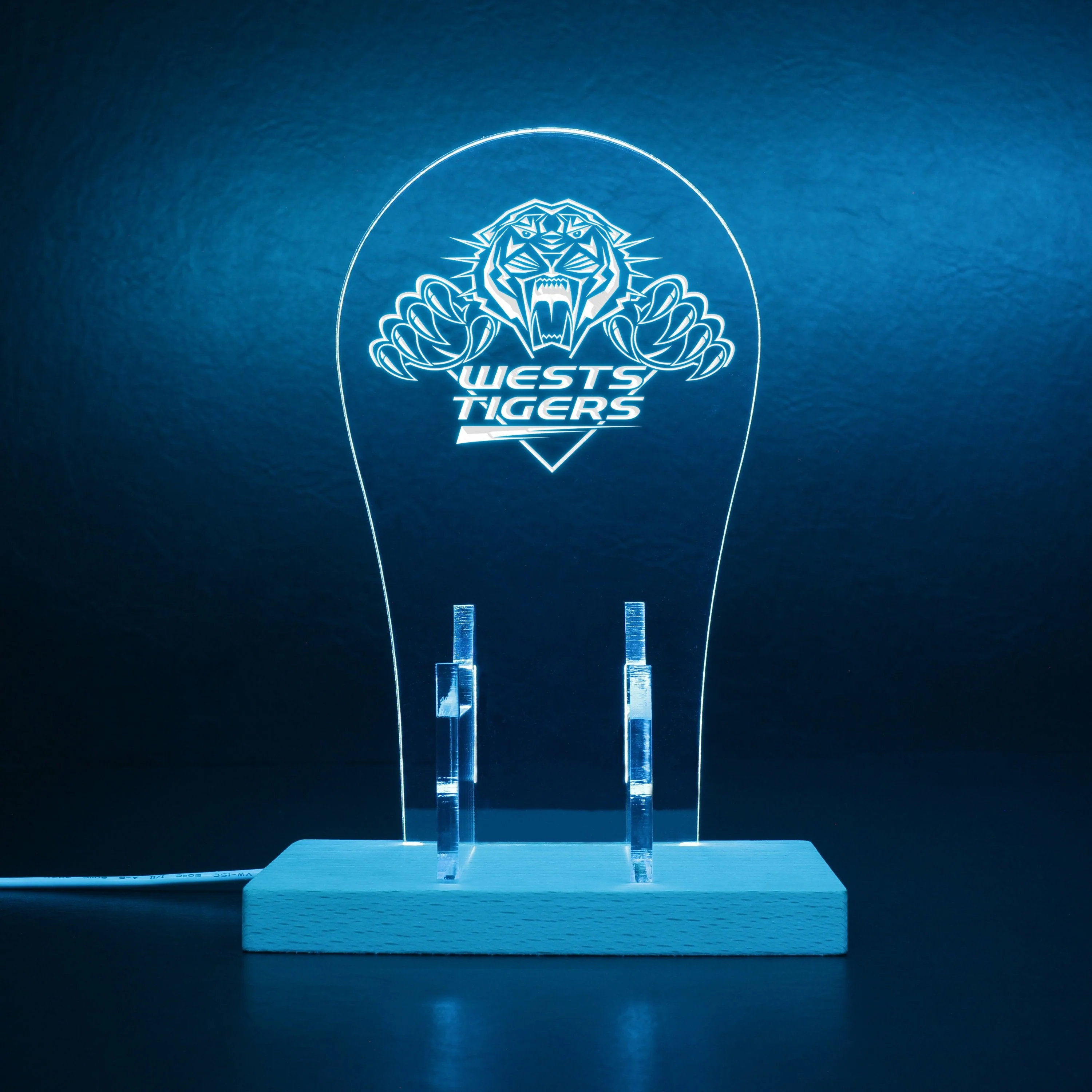 Wests Tigers LED Gaming Headset Controller Stand - Image 5