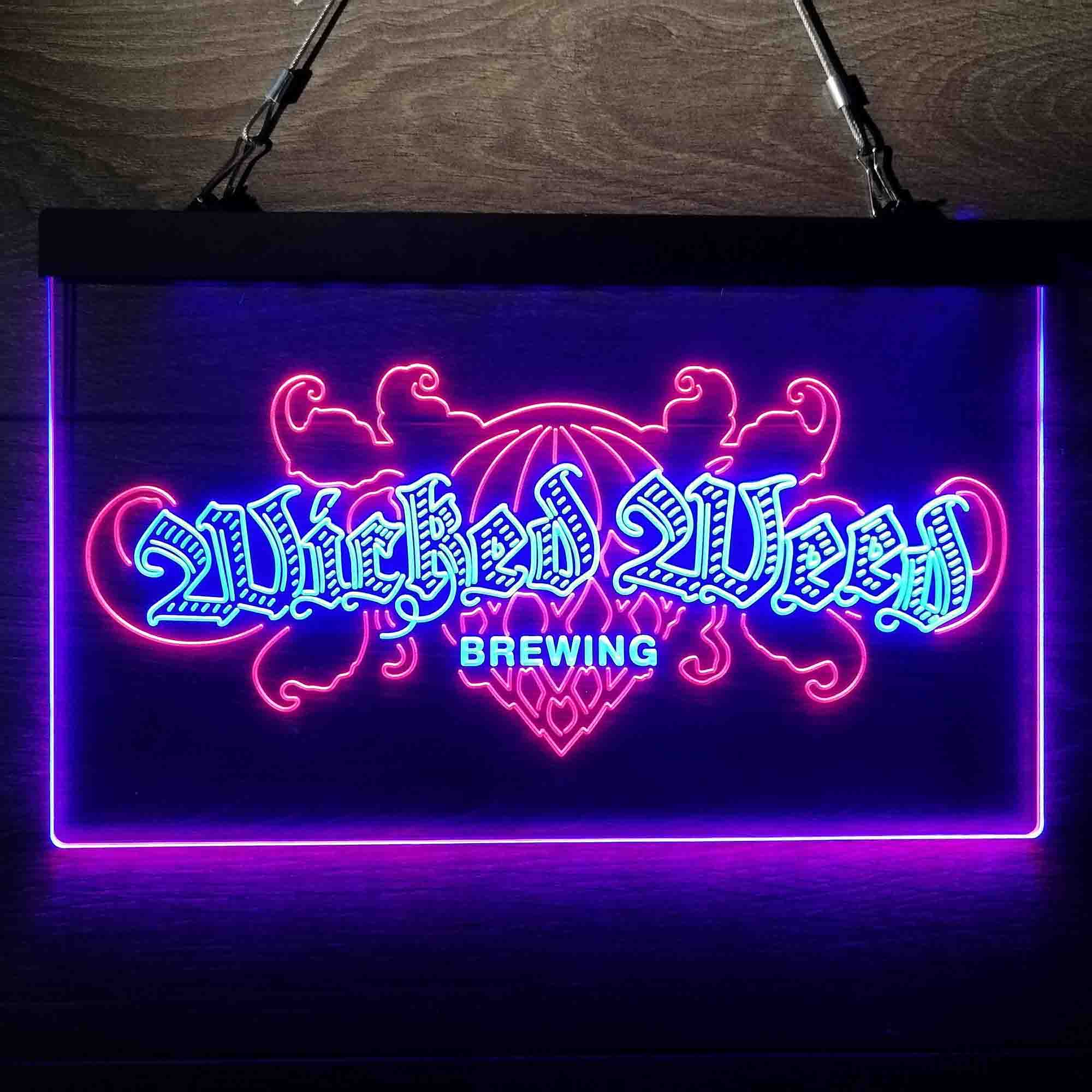 Wicked Weed Brewing Co.  Neon-Like LED Sign - Image 3
