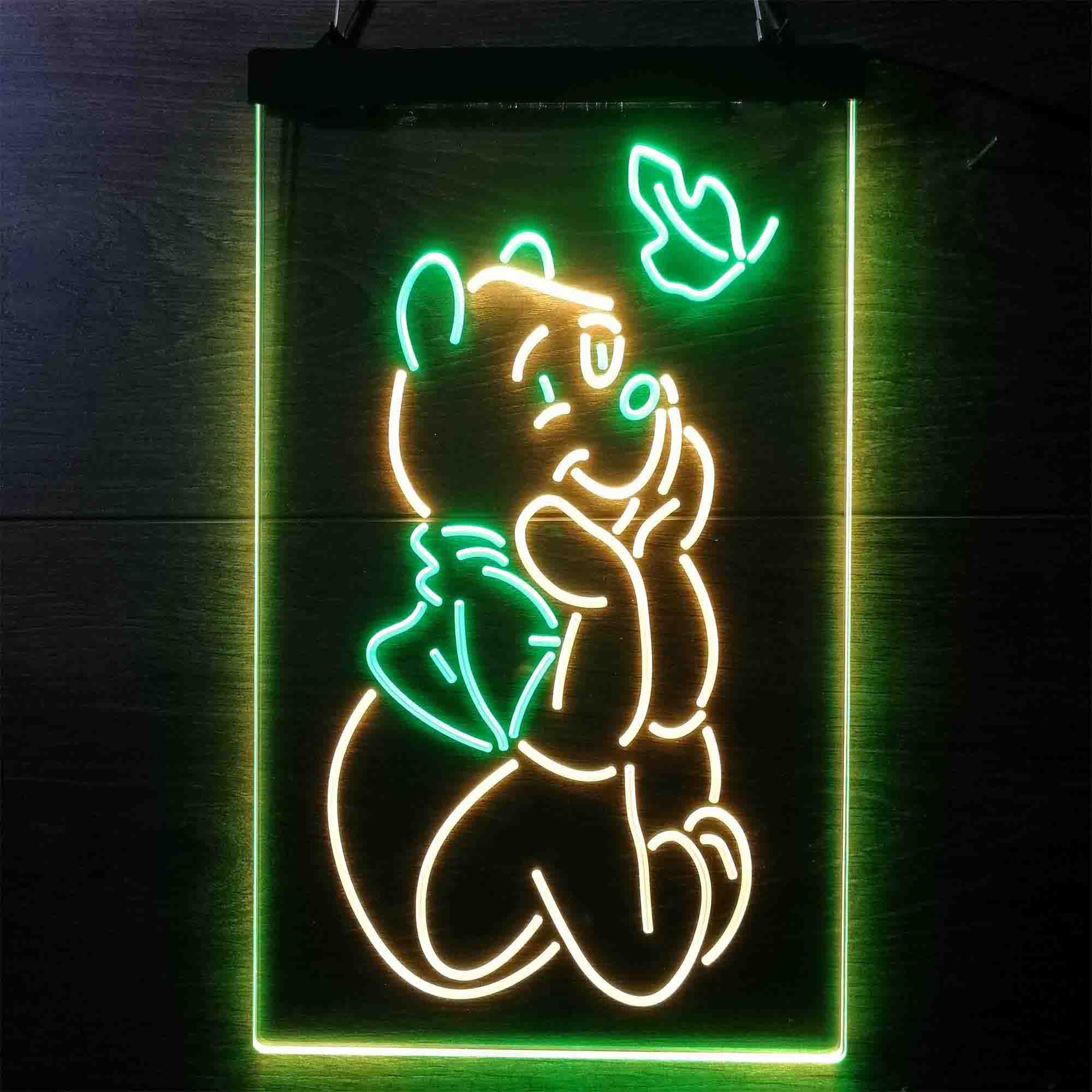 Winnie The Pooh Sit Down Neon-Like LED Sign - Image 8