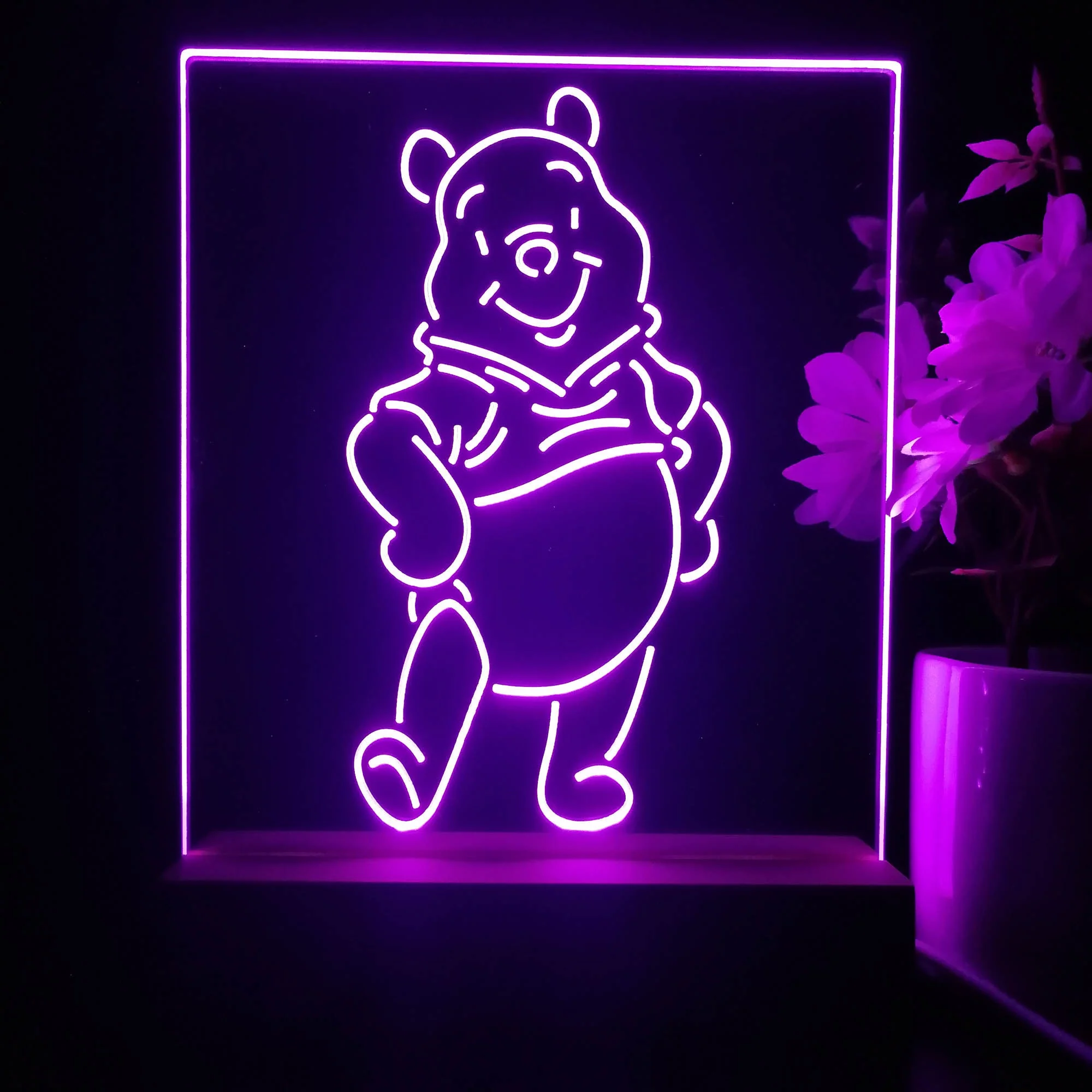Winnie the Pooh Stand Up 3D Illusion Night Light Desk Lamp - Image 3