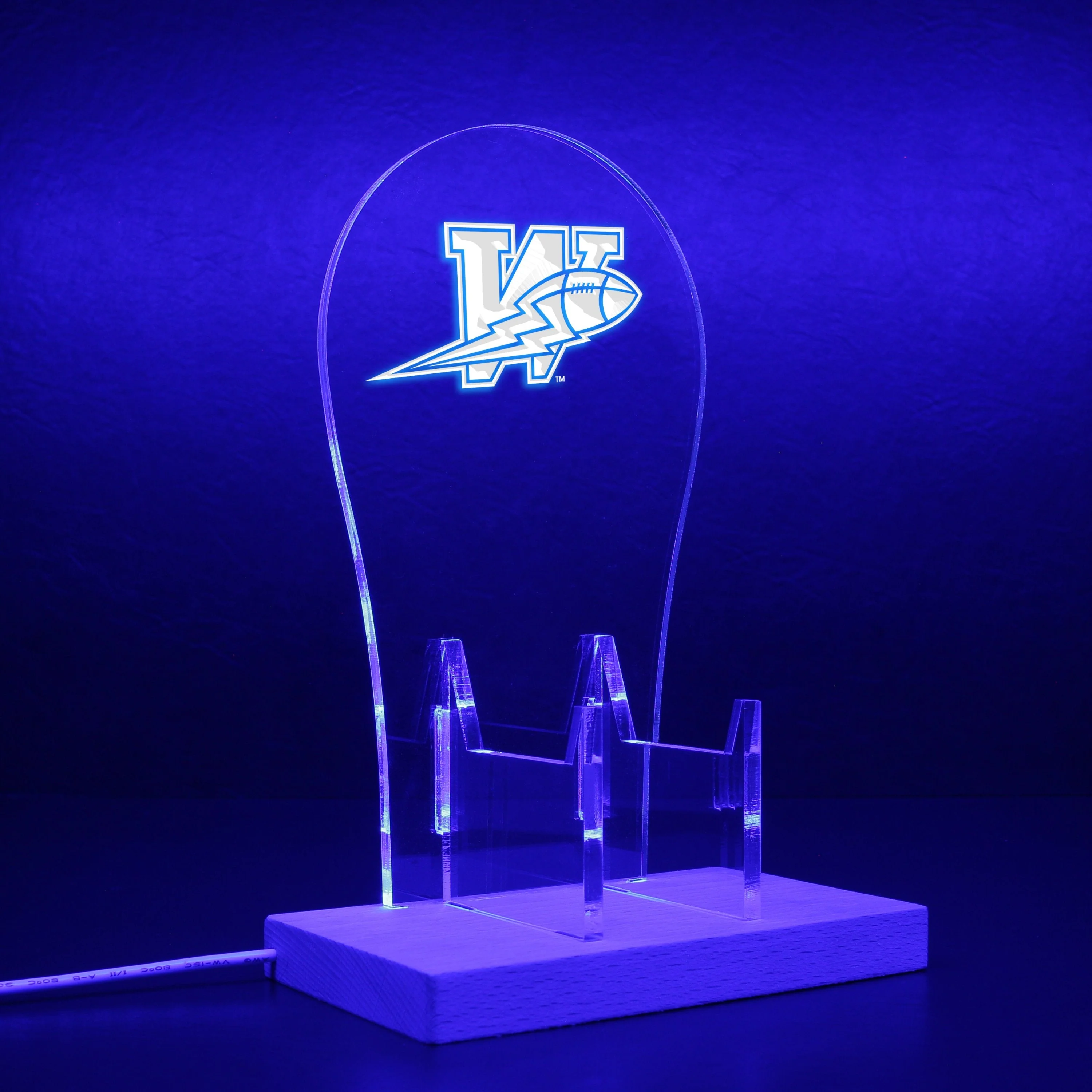 Winnipeg Blue Bombers LED Gaming Headset Controller Stand - Image 9