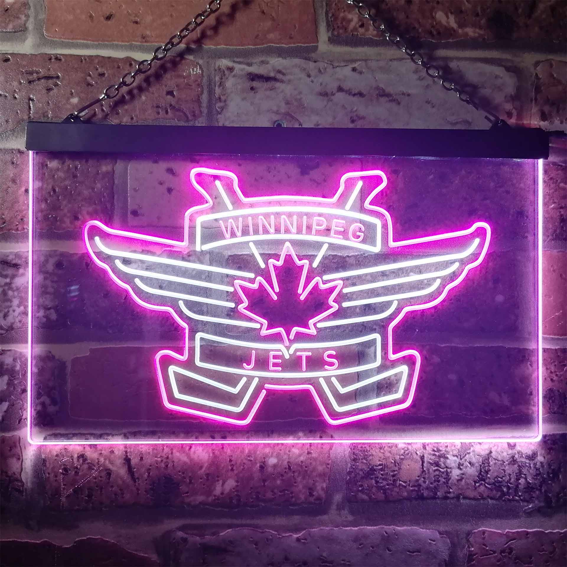 Winnipeg Jets Ice Hockey Neon-Like LED Sign - Image 13