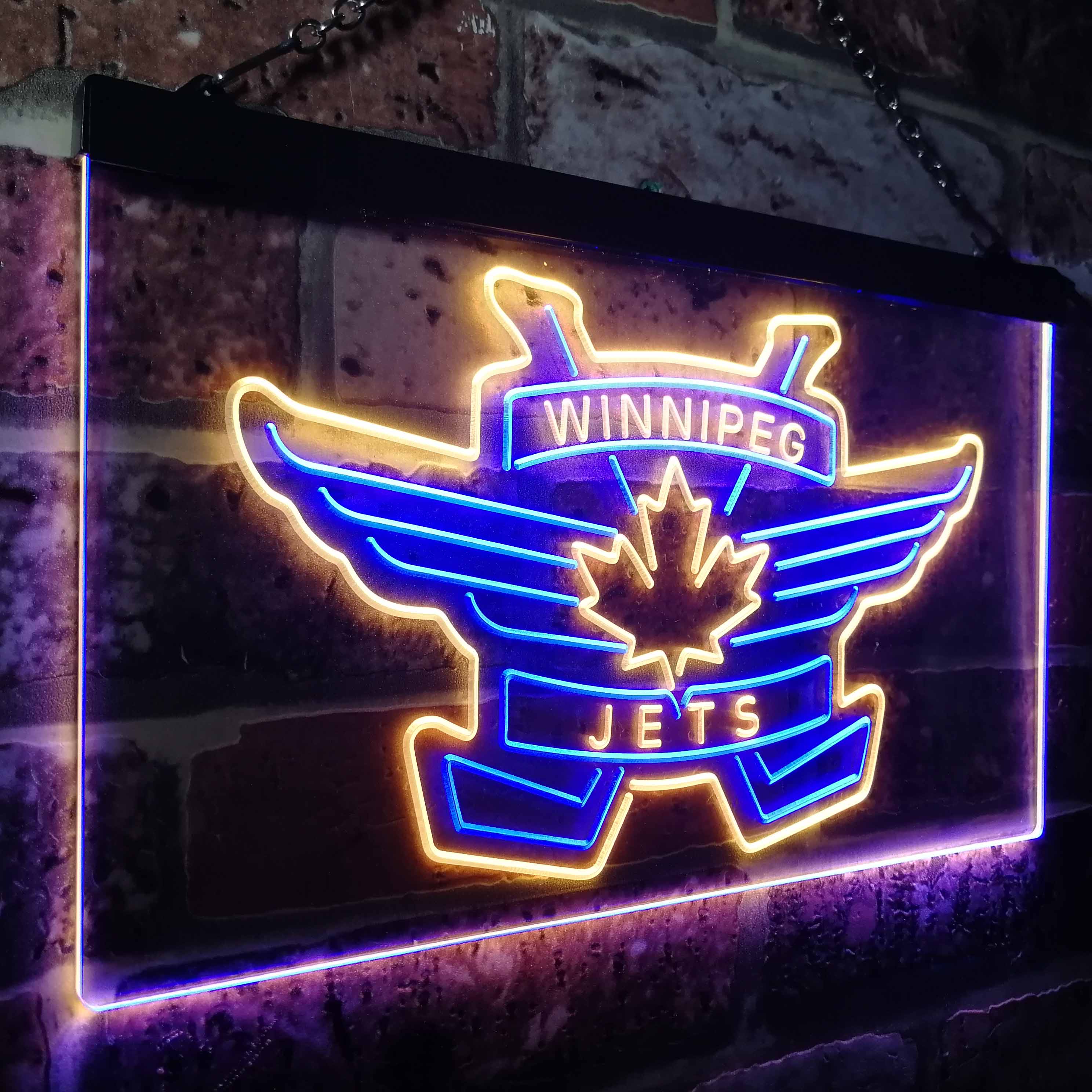Winnipeg Jets Ice Hockey Neon-Like LED Sign - Image 16