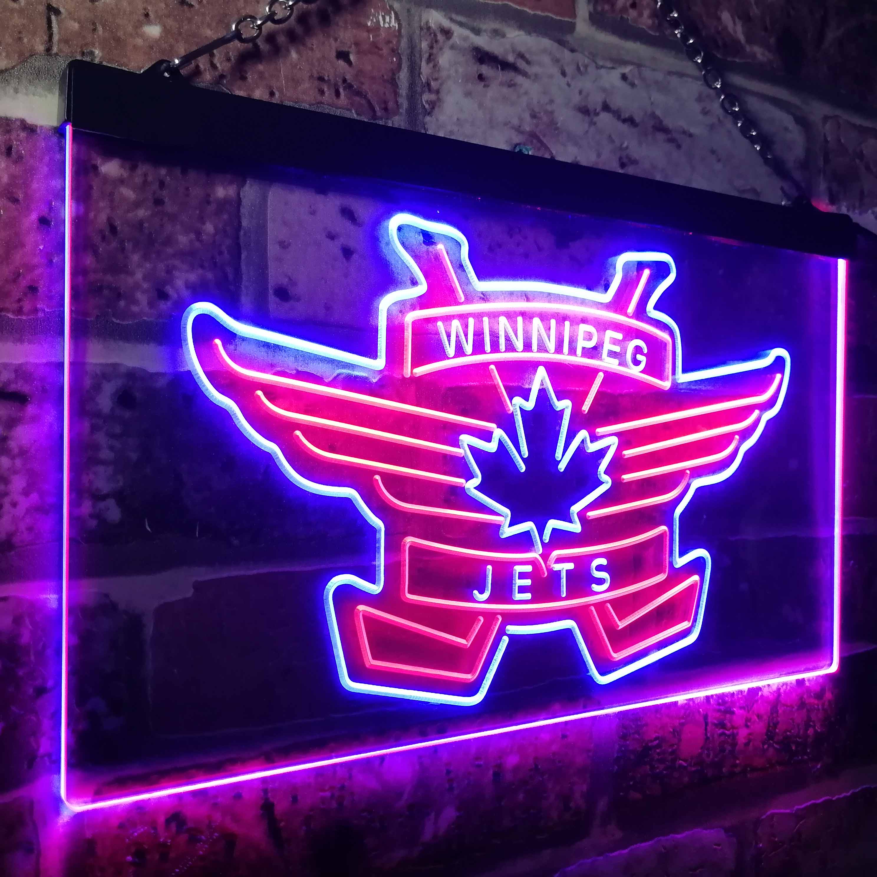 Winnipeg Jets Ice Hockey Neon-Like LED Sign - Image 19