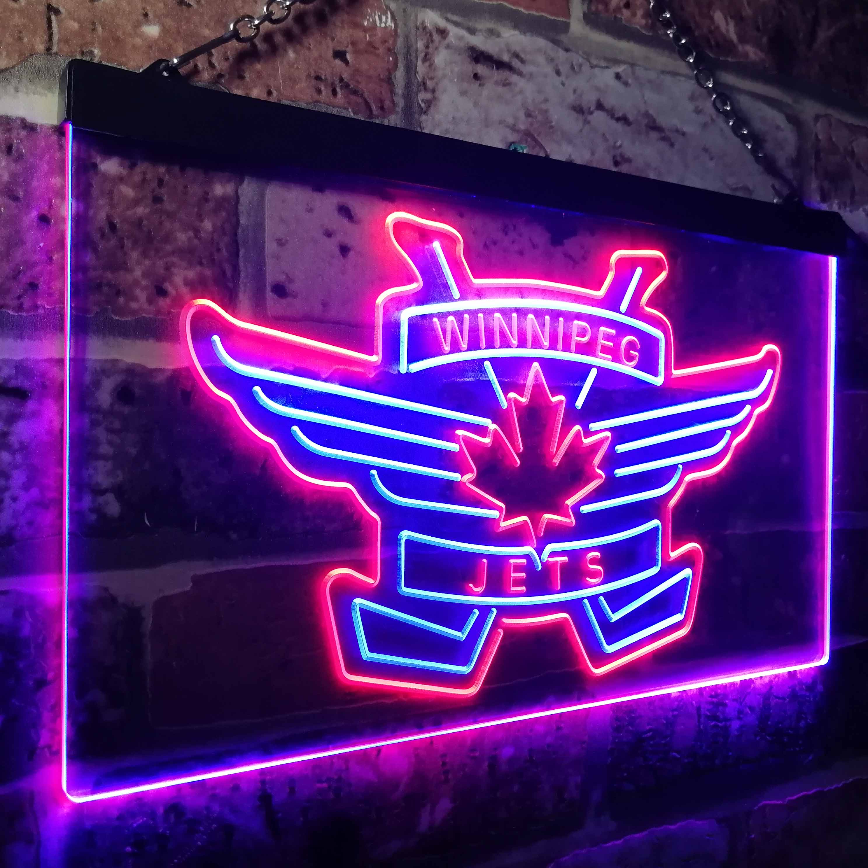 Winnipeg Jets Ice Hockey Neon-Like LED Sign - Image 20