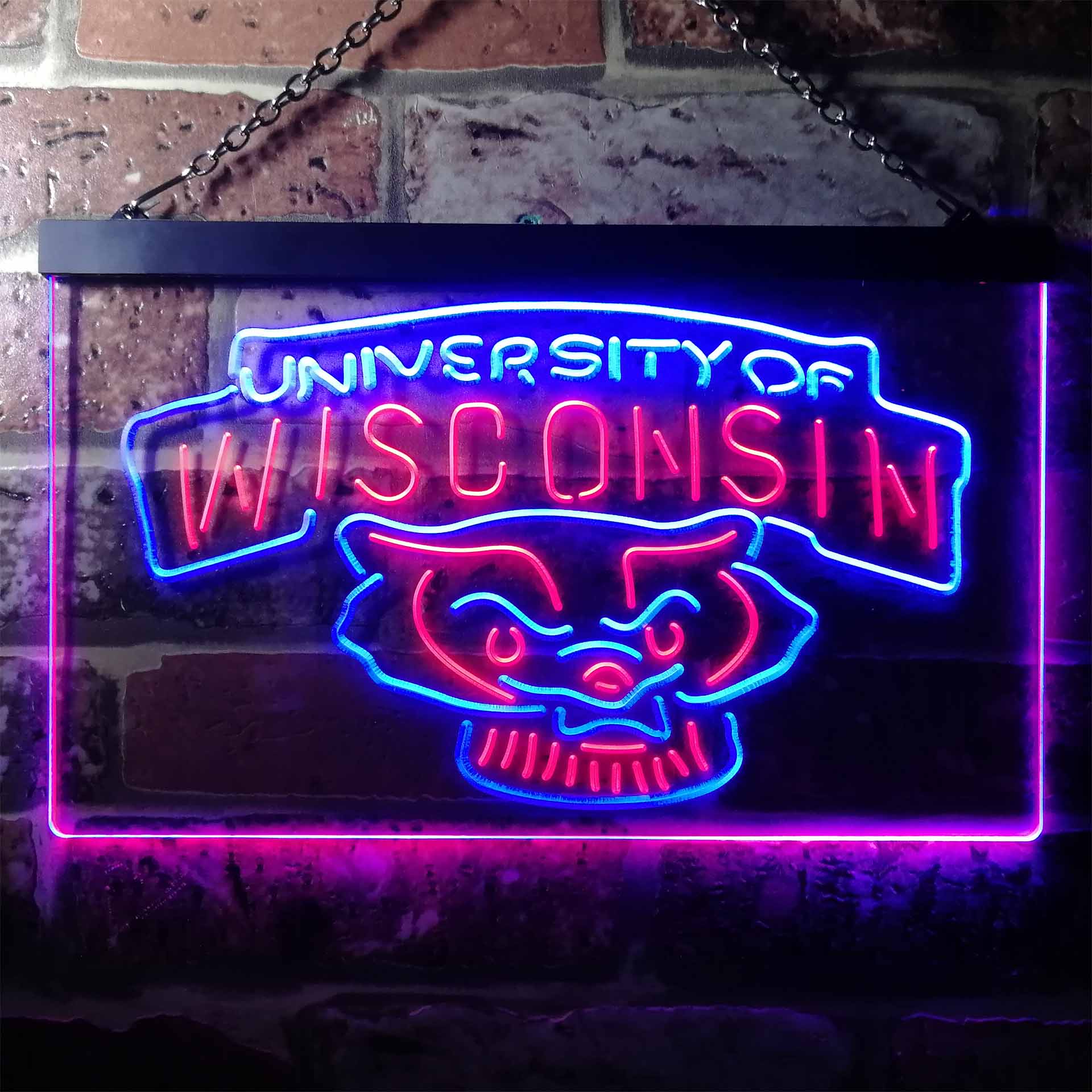 Wisconsin Badgers LED Neon Sign