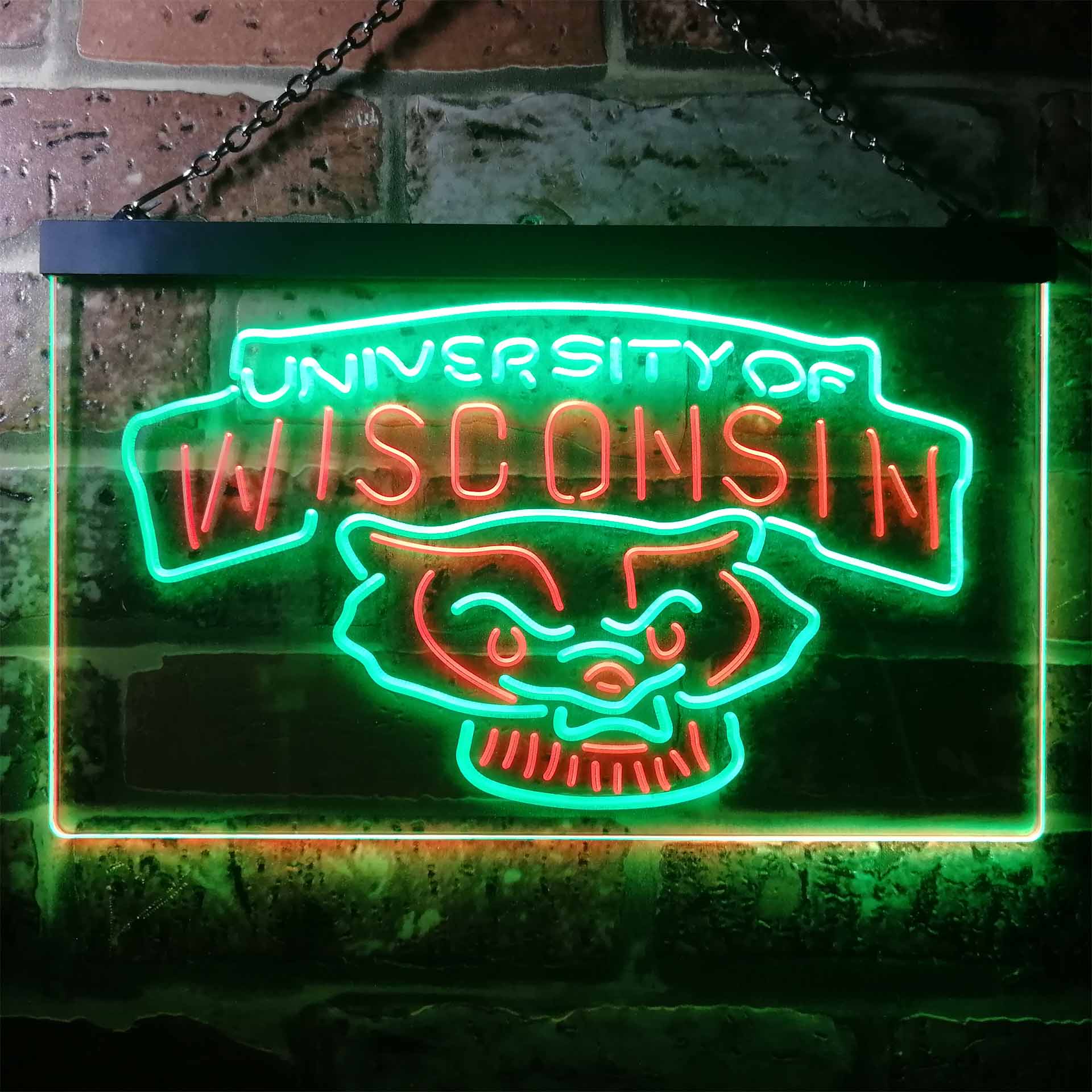 Wisconsin Badgers LED Neon Sign - Image 2