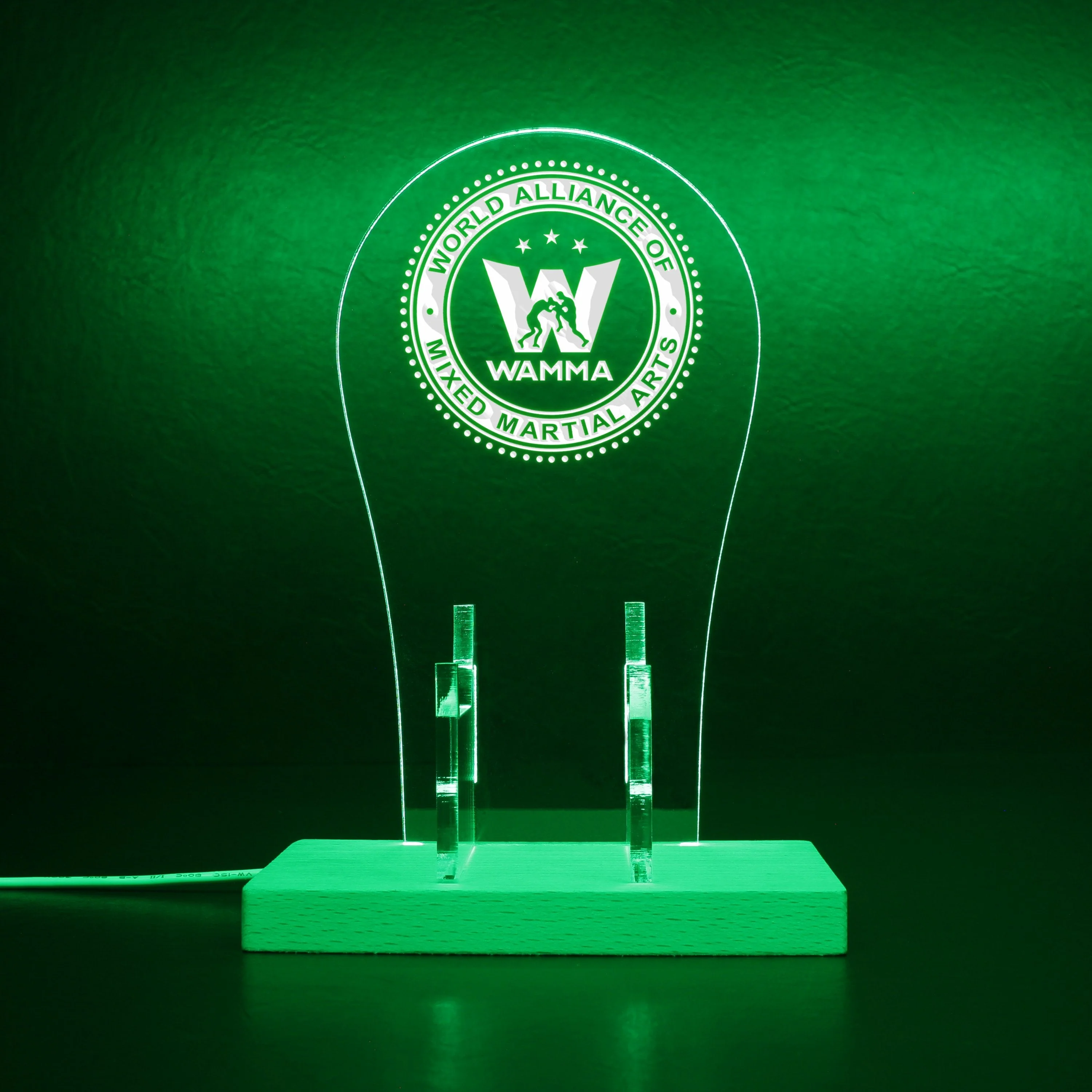 World Alliance of Mixed Martial Arts LED Gaming Headset Controller Stand - Image 6