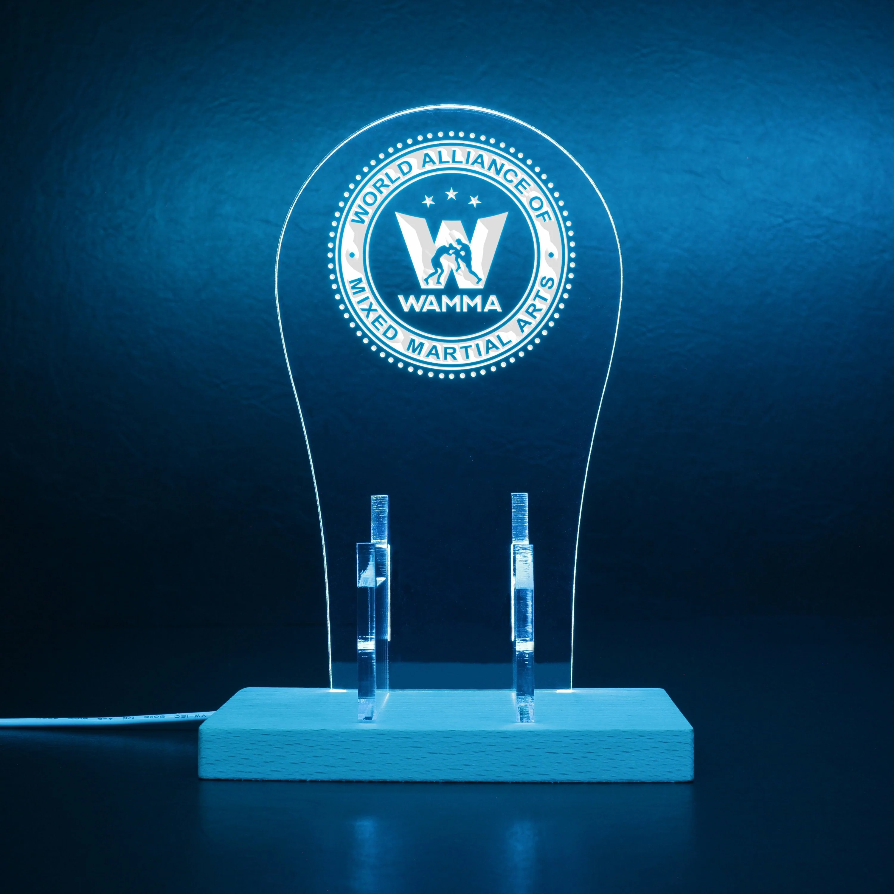 World Alliance of Mixed Martial Arts LED Gaming Headset Controller Stand - Image 7