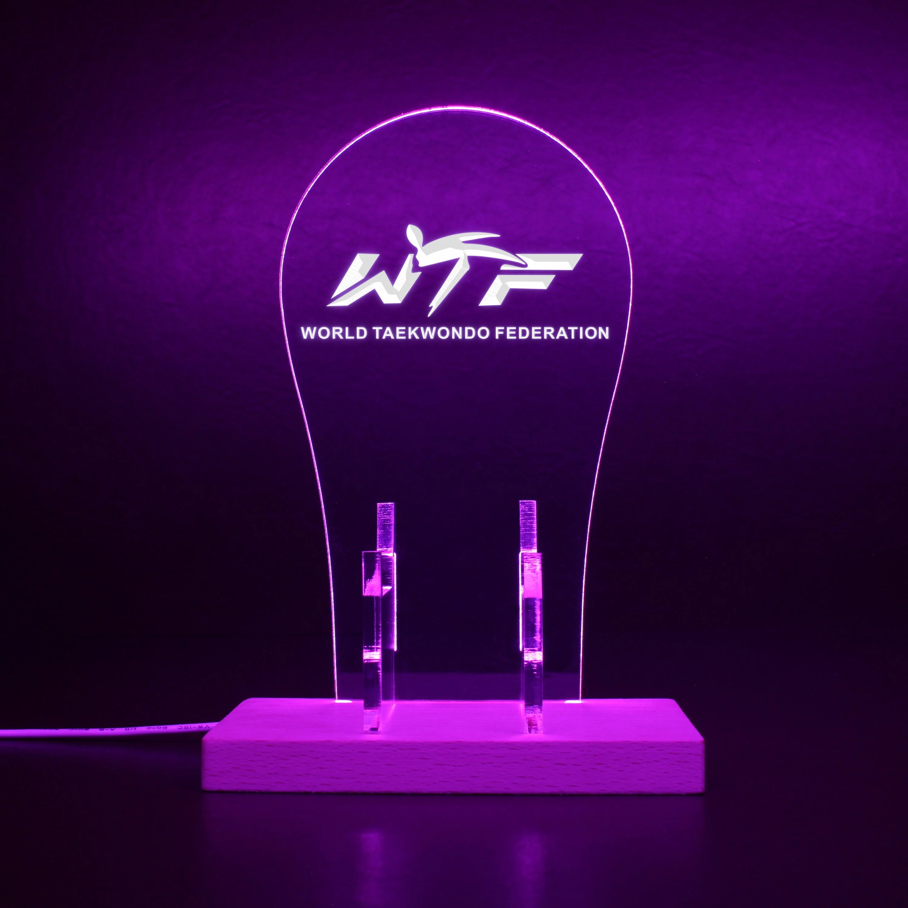 World Taekwondo Federation LED Gaming Headset Controller Stand - Image 6