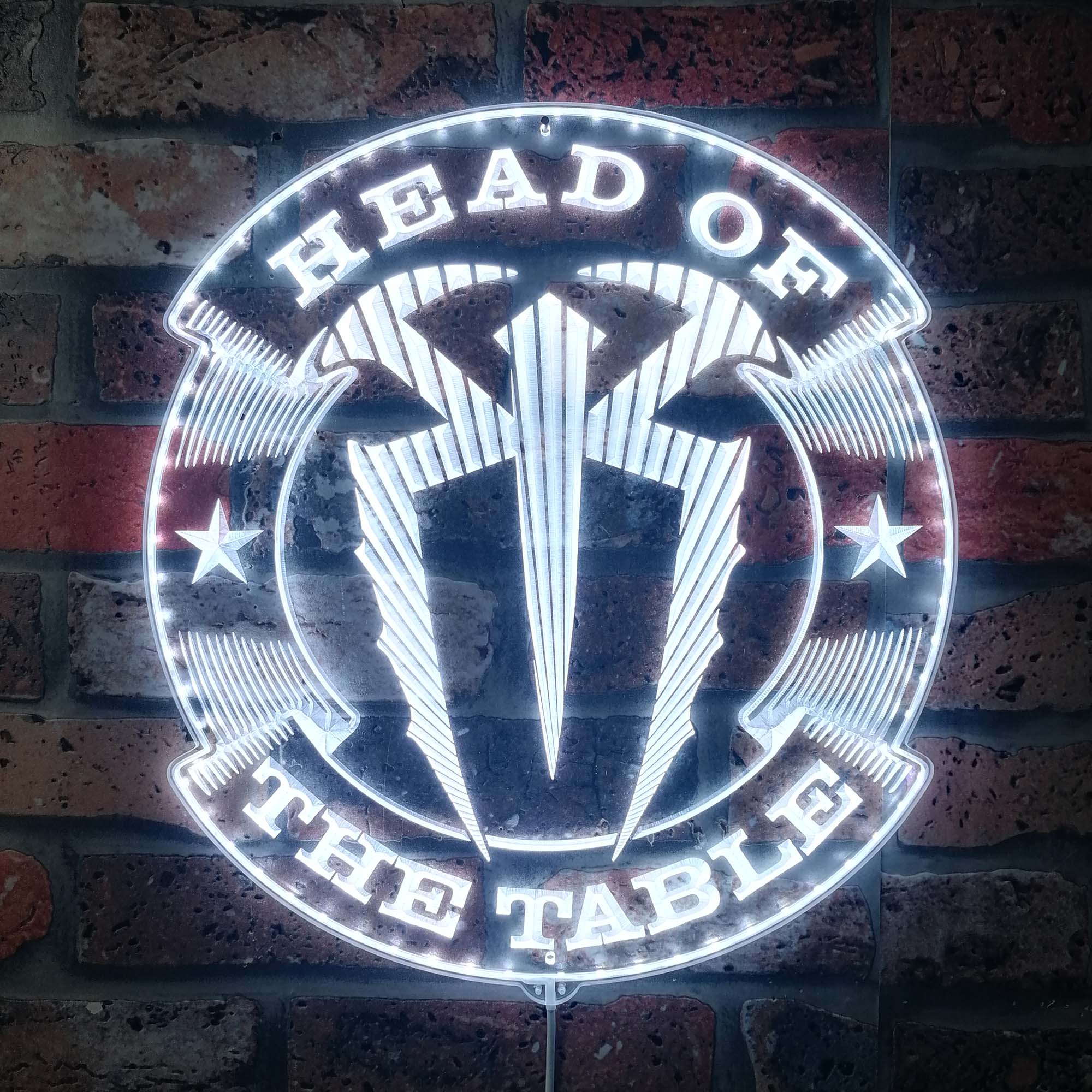 WWE Roman Reigns Neon LED Sign with Dynamic RGB Colors - Image 5