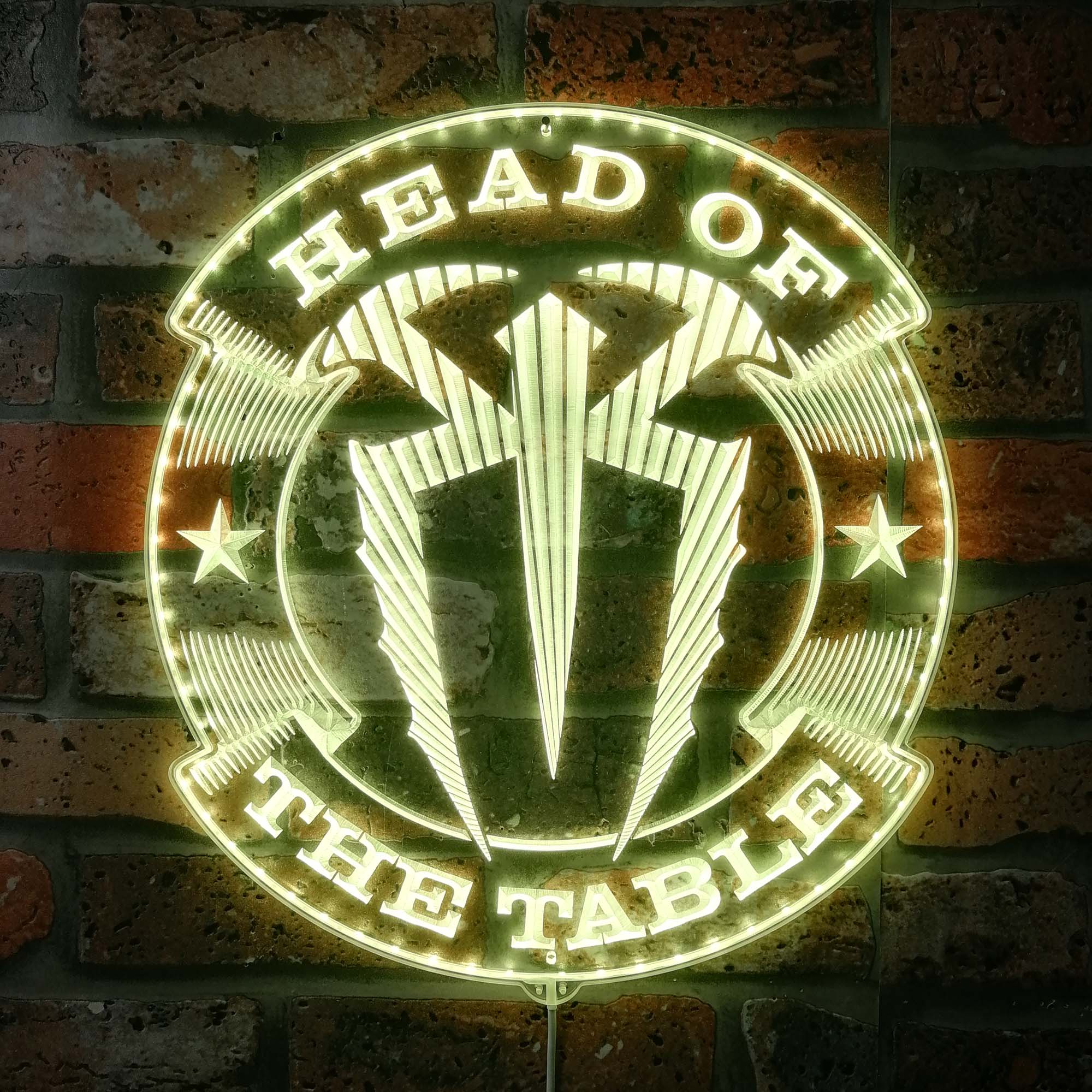 WWE Roman Reigns Neon LED Sign with Dynamic RGB Colors - Image 7