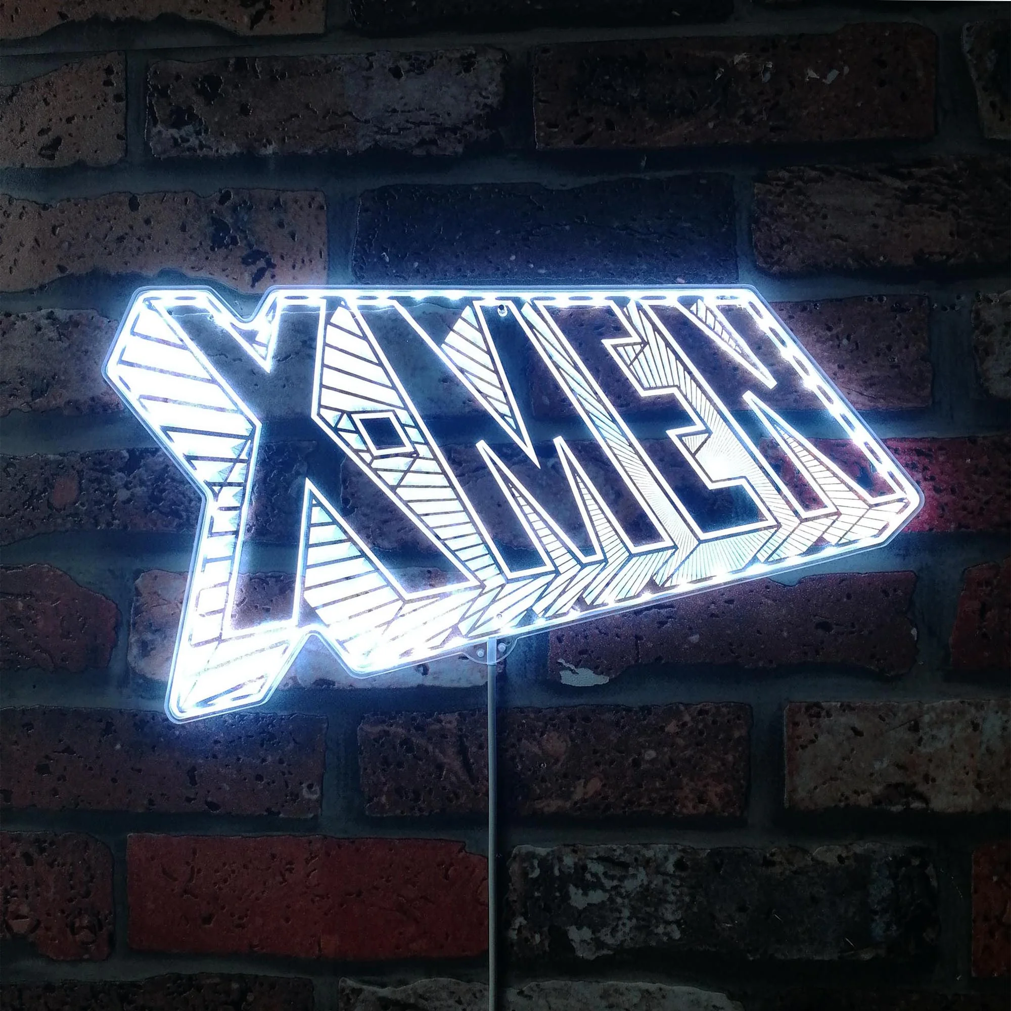 X-Men Comic Class Logo Neon LED Sign with Dynamic RGB Colors - Image 5
