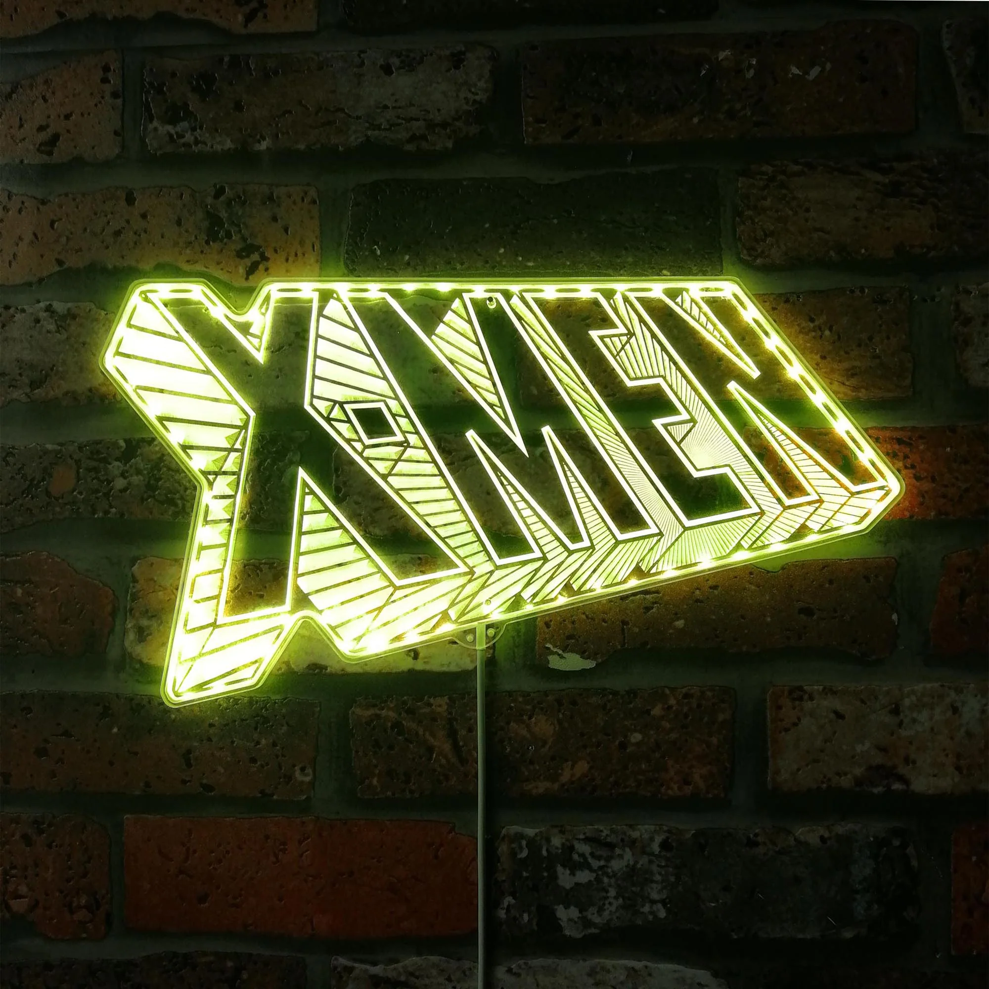 X-Men Comic Class Logo Neon LED Sign with Dynamic RGB Colors - Image 7