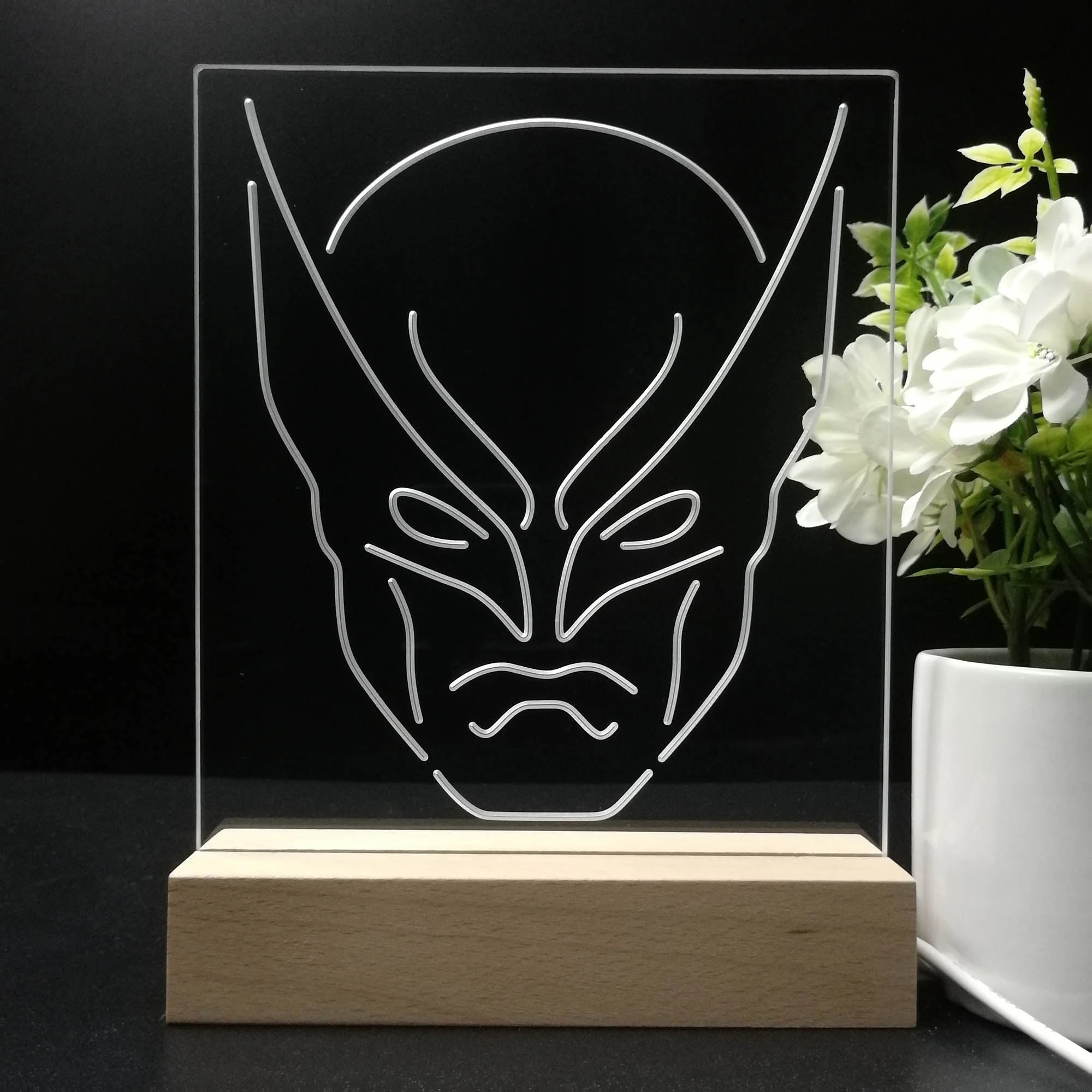 X-Men Wolverine Marvels 3D Illusion Night Light Desk Lamp - Image 8