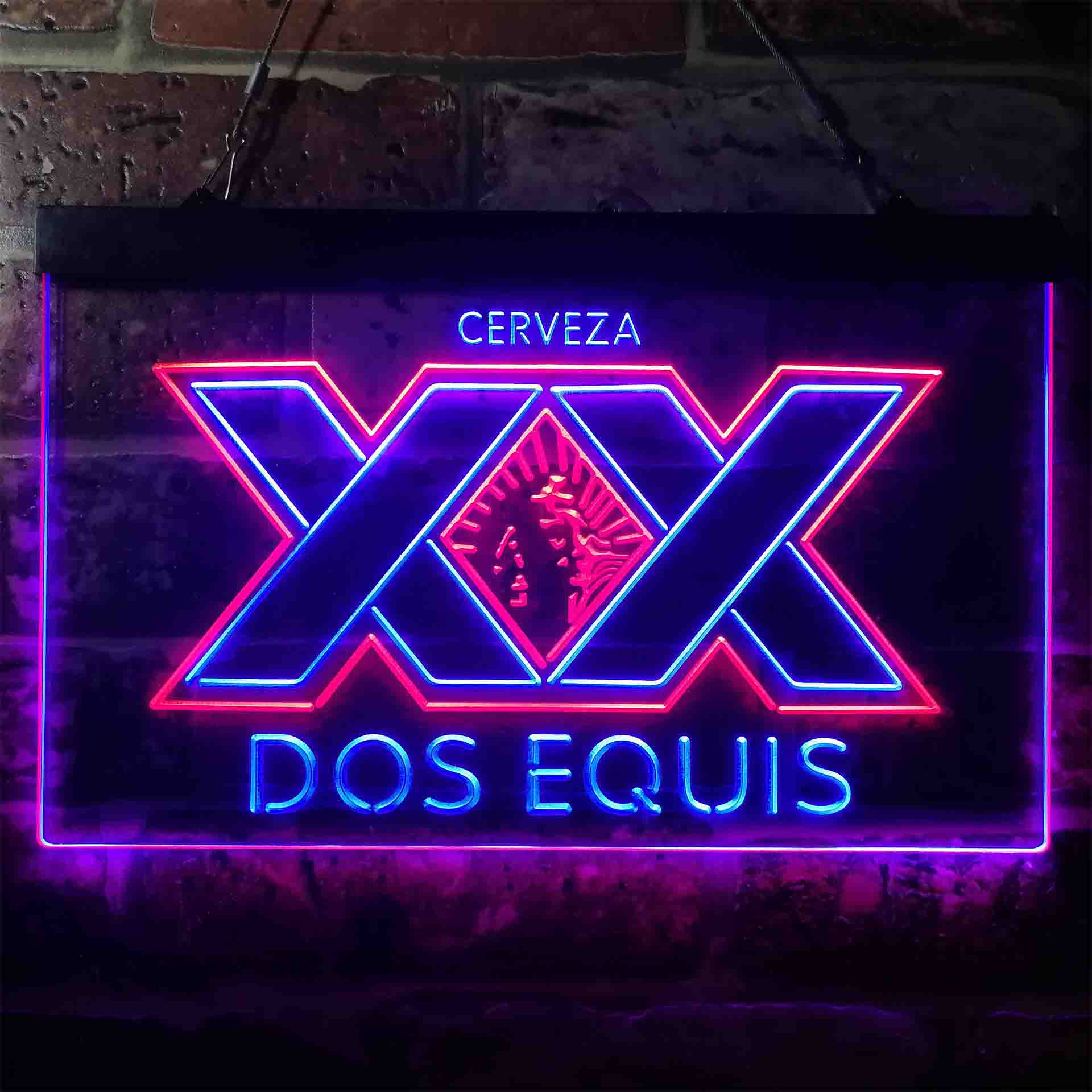 XX Dos Equis Beer Neon-Like LED Sign - Image 6