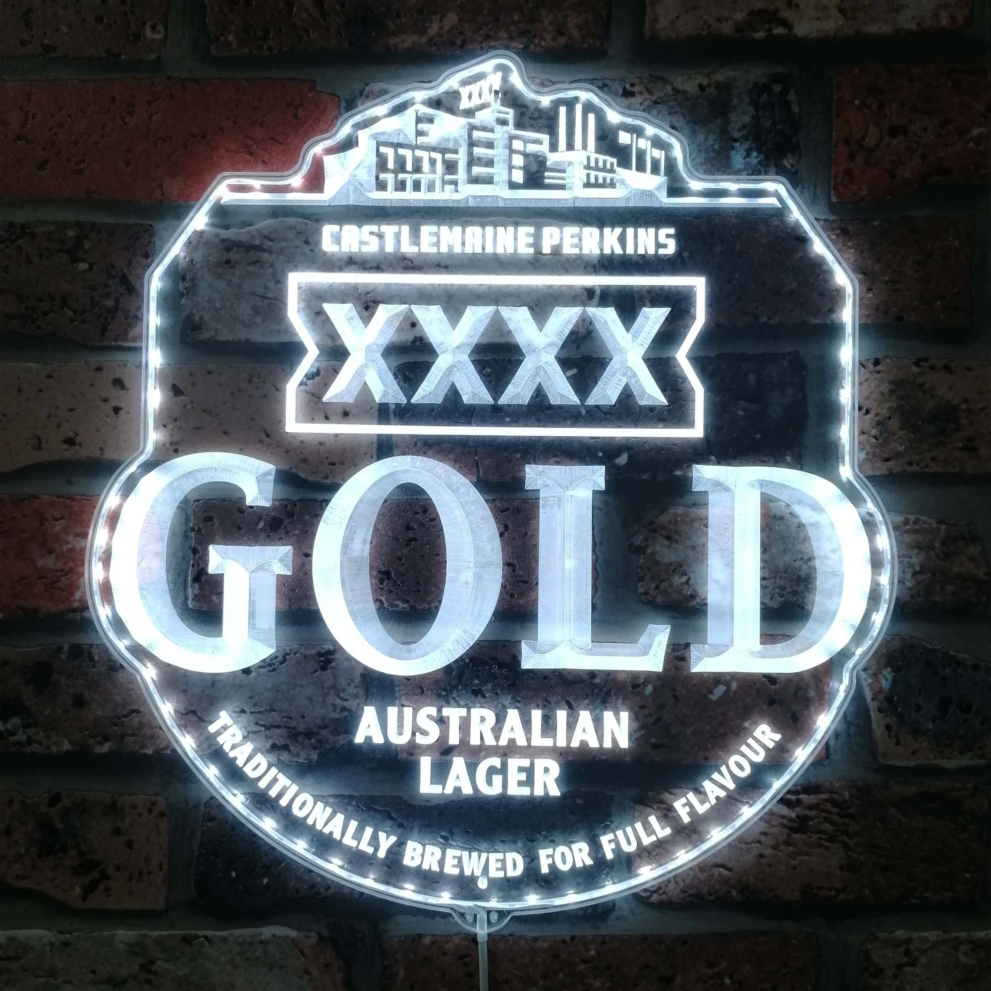 XXXX Gold beer Neon LED Sign with Dynamic RGB Colors - Image 5