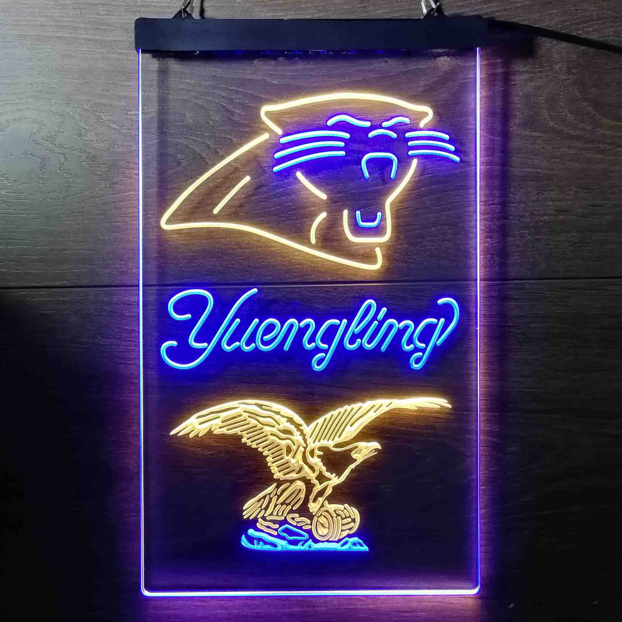 Yuengling Bar Carolina Panthers Est. 1995 Neon-Like LED Sign - Image 7
