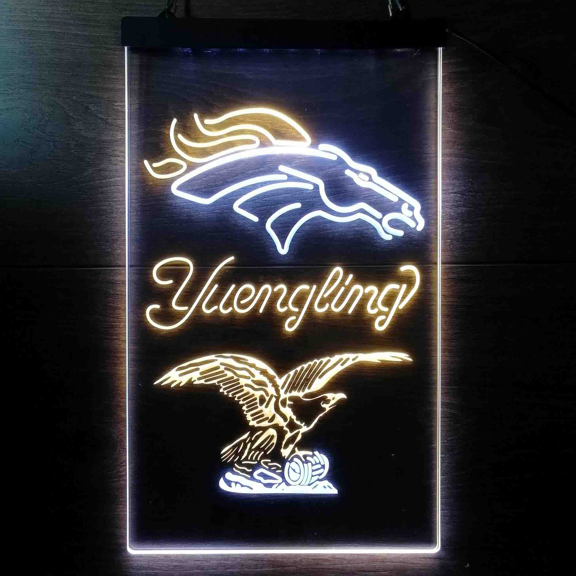 Yuengling Bar Denver Broncos Est. 1960 Neon-Like LED Sign - Image 10