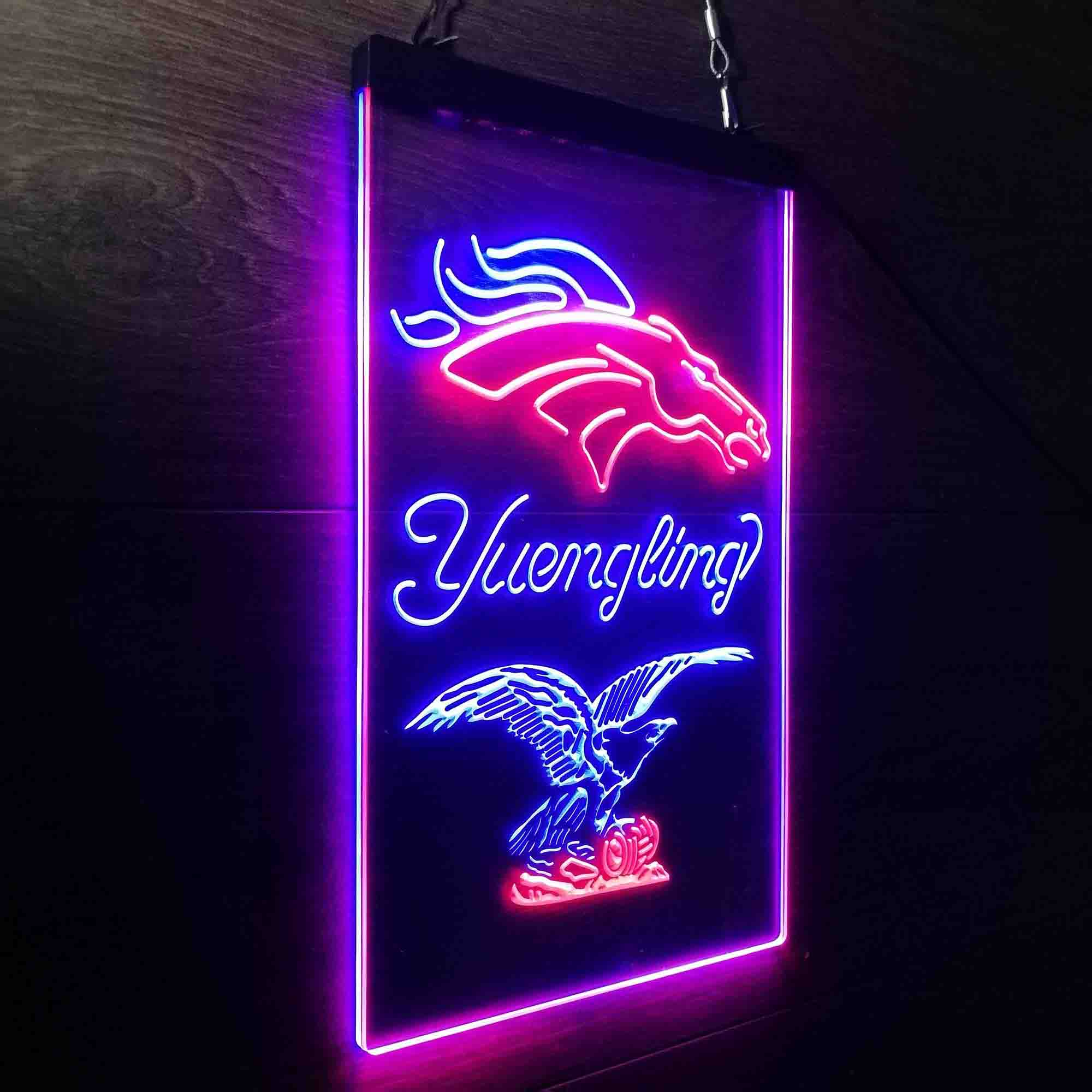 Yuengling Bar Denver Broncos Est. 1960 Neon-Like LED Sign - Image 17