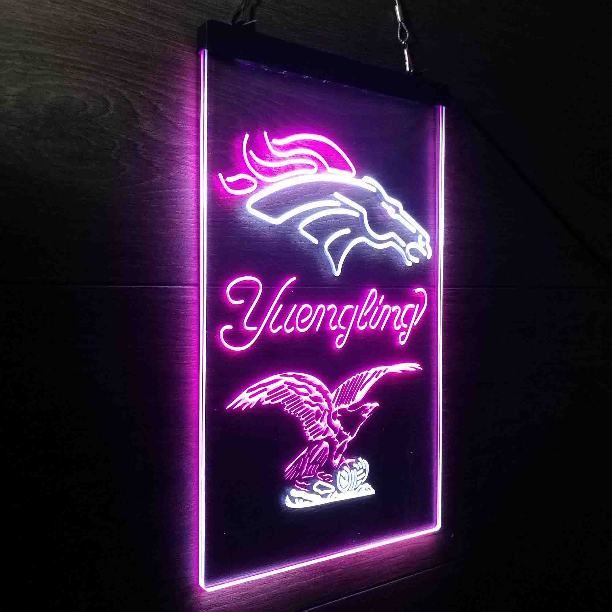 Yuengling Bar Denver Broncos Est. 1960 Neon-Like LED Sign - Image 18
