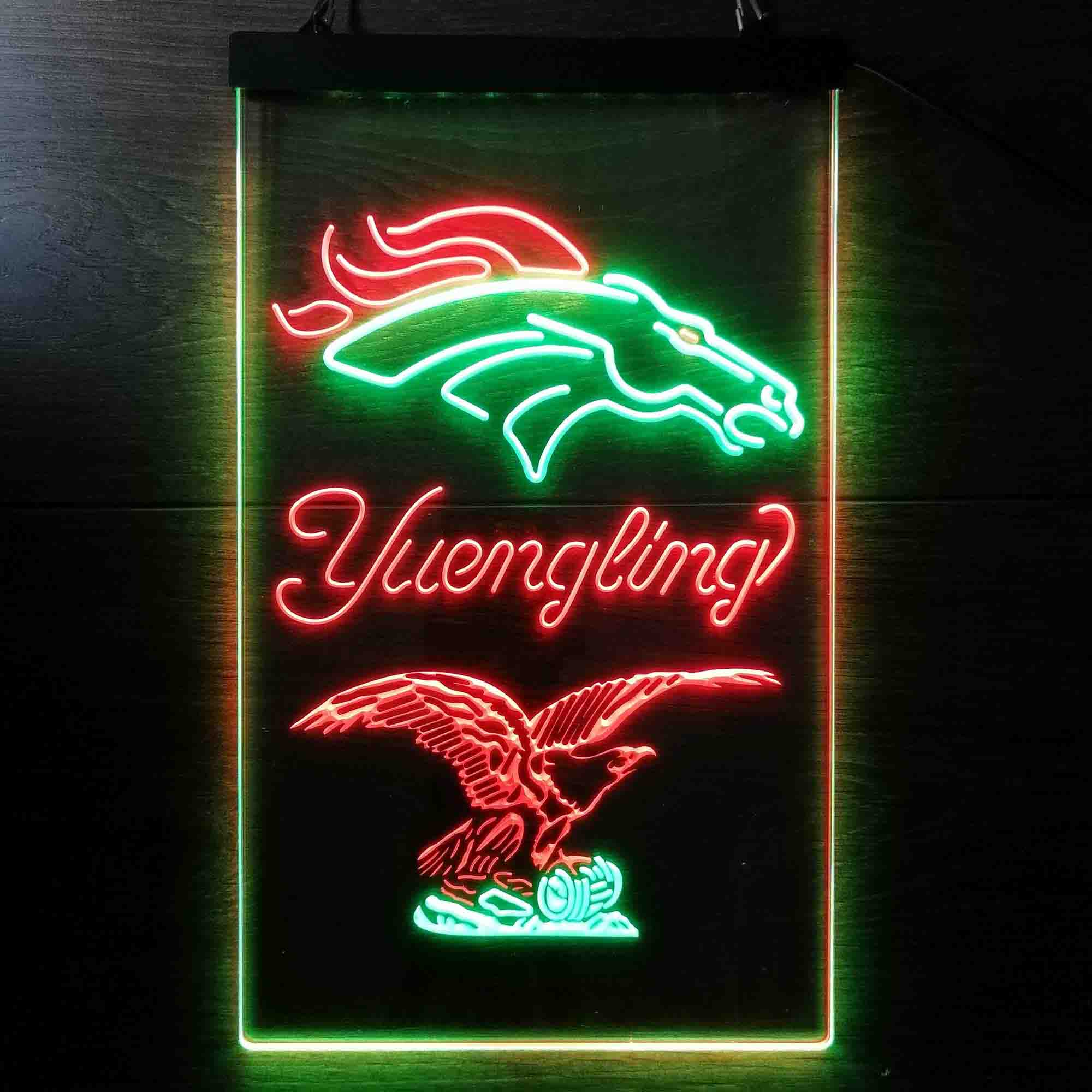 Yuengling Bar Denver Broncos Est. 1960 Neon-Like LED Sign - Image 2