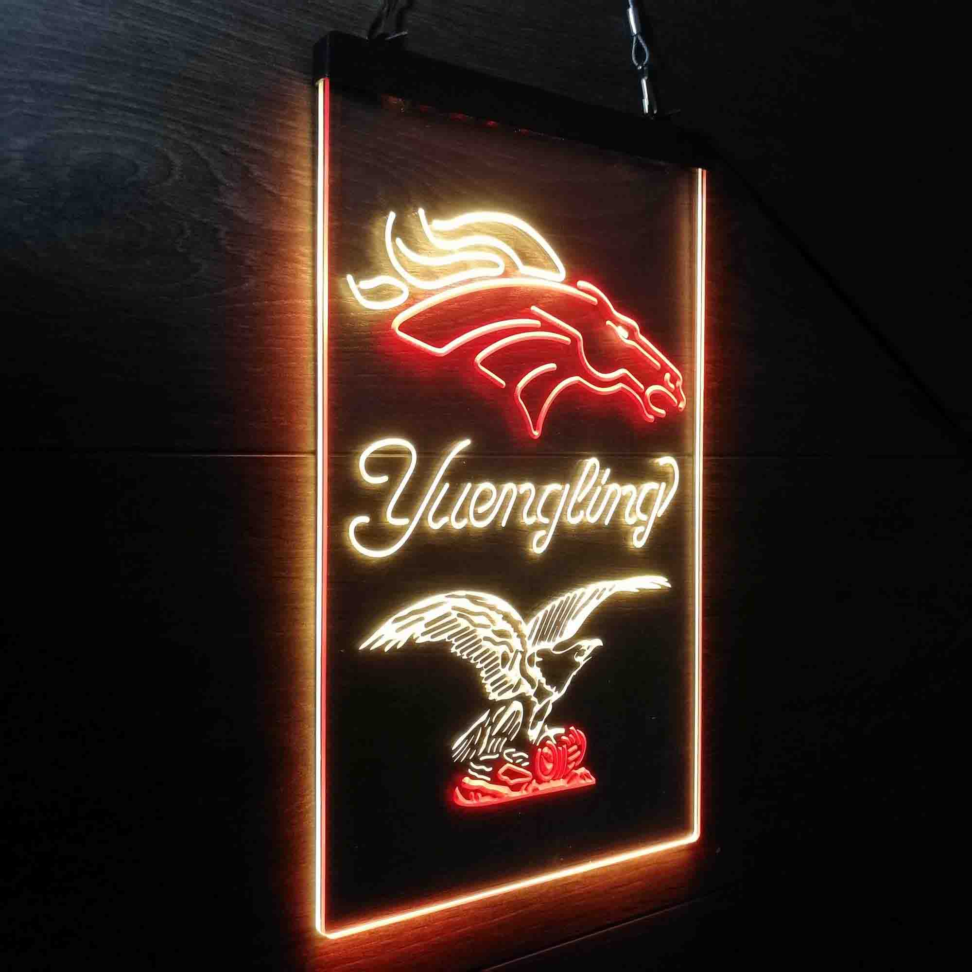 Yuengling Bar Denver Broncos Est. 1960 Neon-Like LED Sign - Image 20